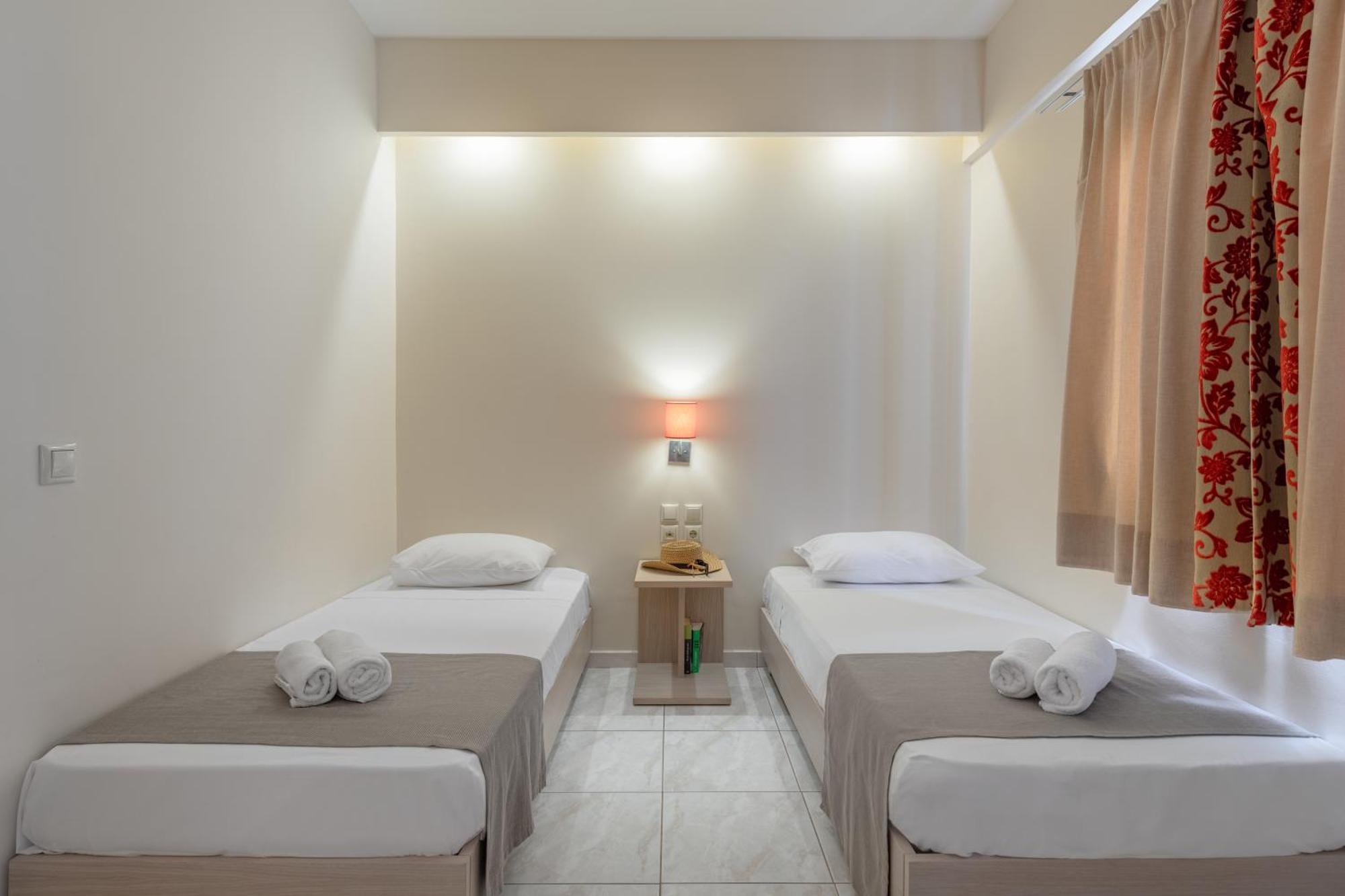 Family Two Bedroom Room with Garden View
