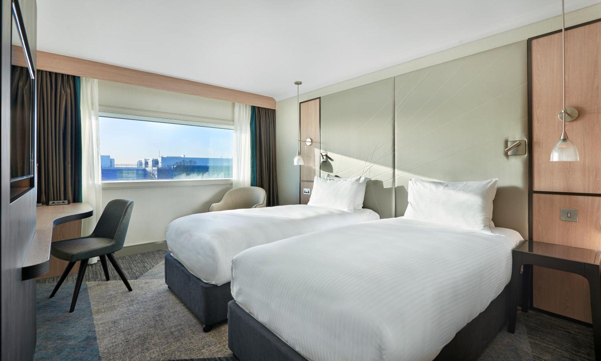 Twin Room with Runway View