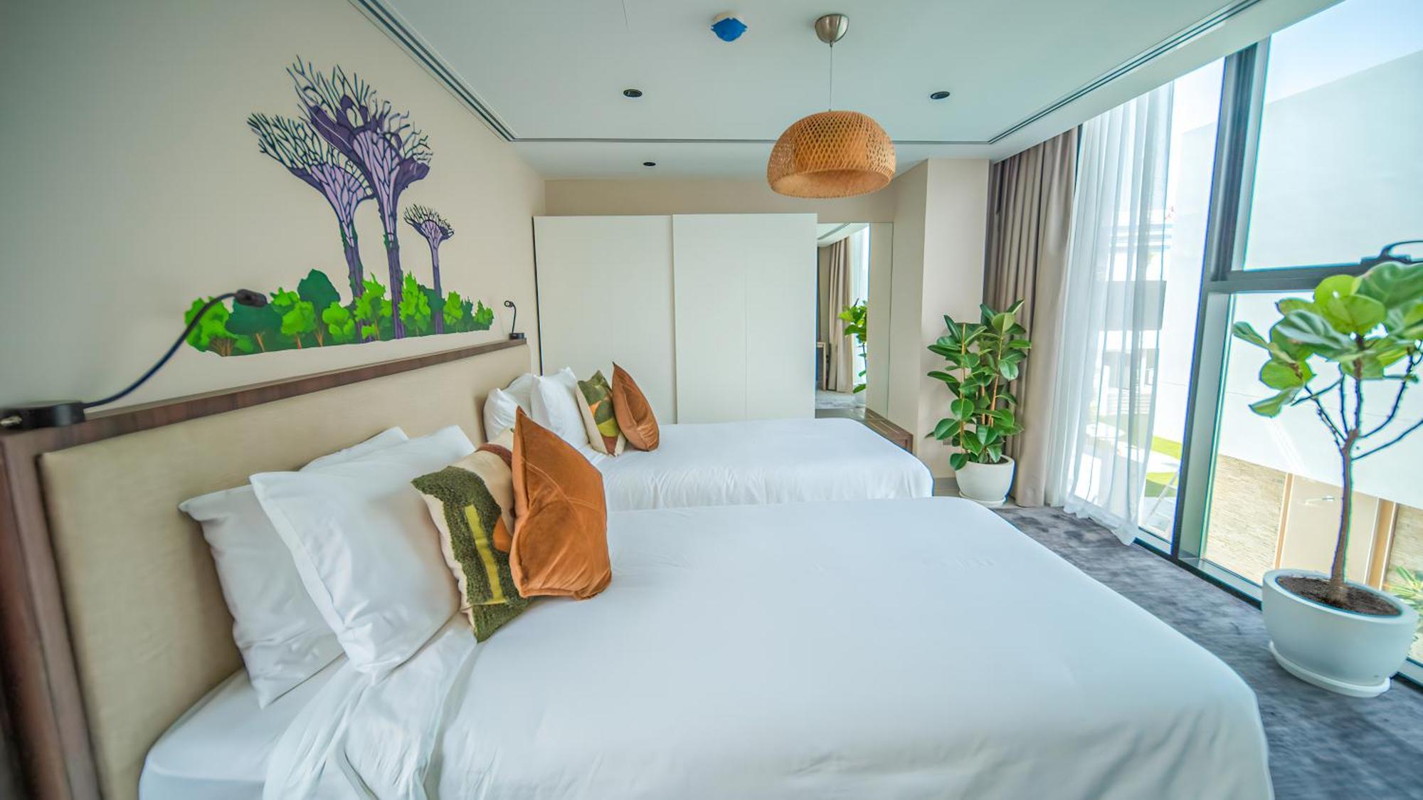 Twin Room with Private External Bathroom