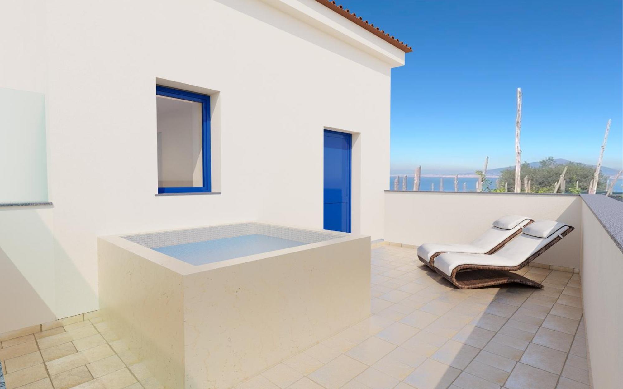 Deluxe Double Room with Side Sea View - Annex