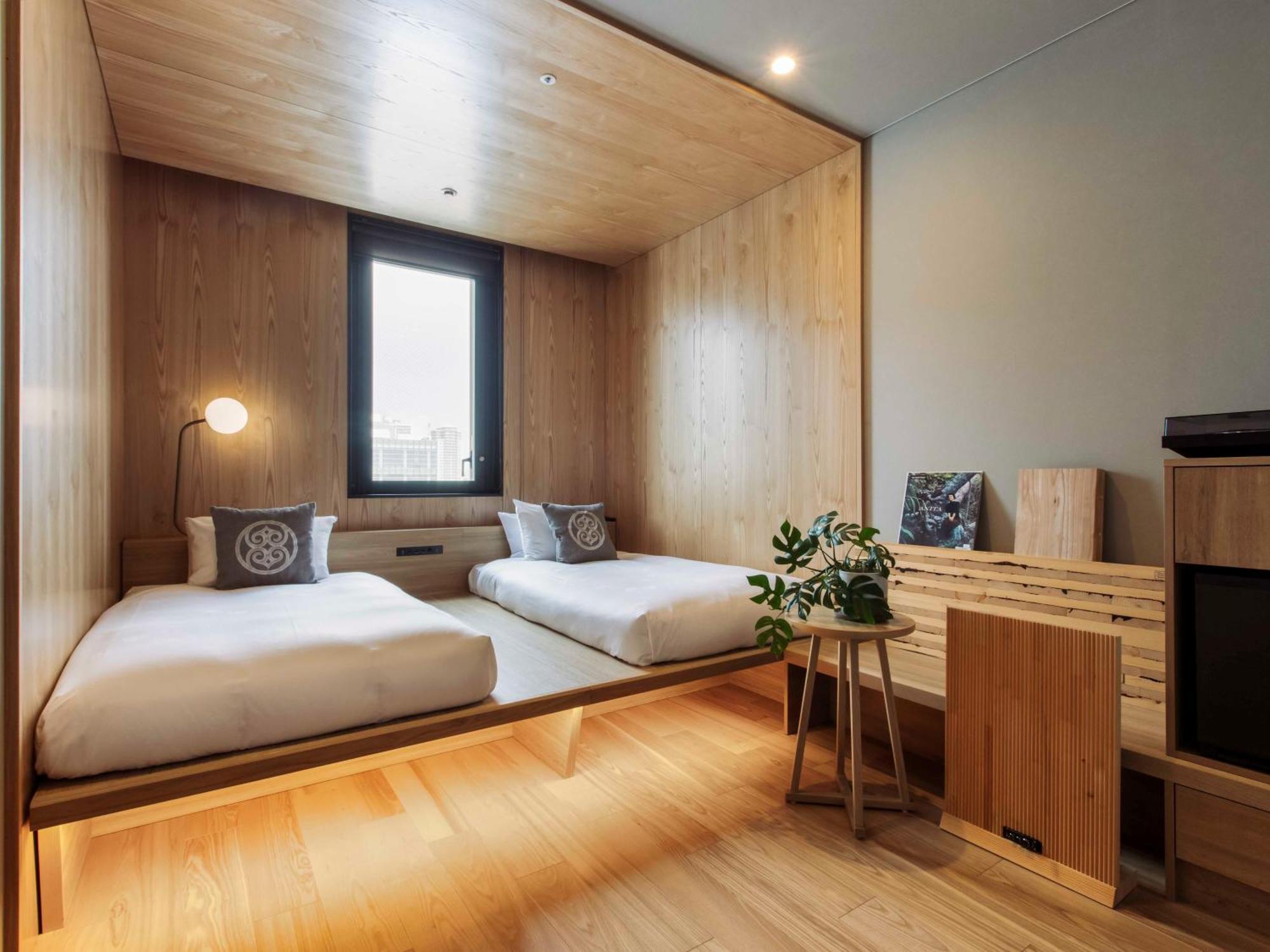 Deluxe Twin Room with Park View - Cabin Floor
