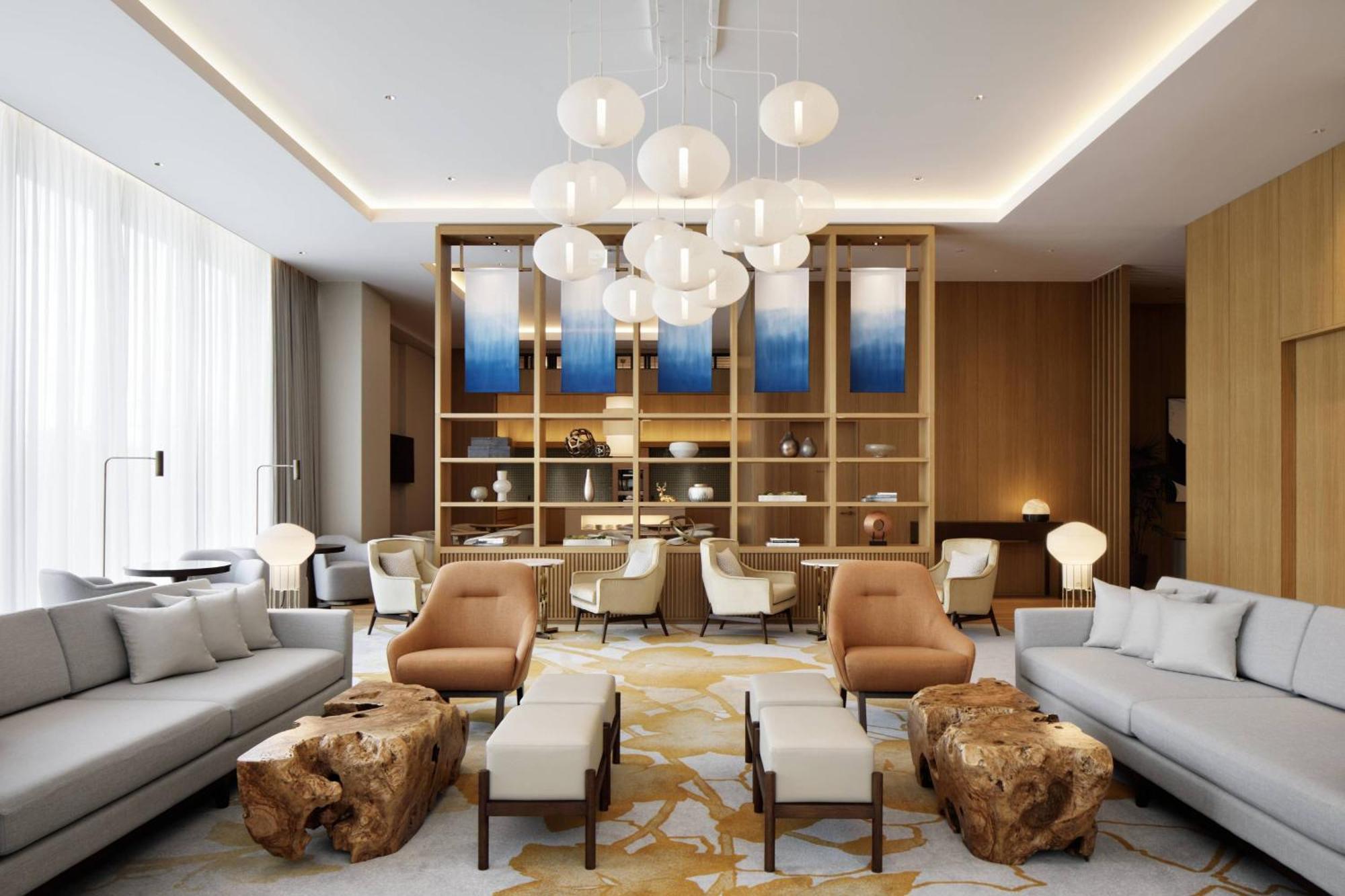 Executive Twin Guest Room, Executive lounge access, 2 Double, City view