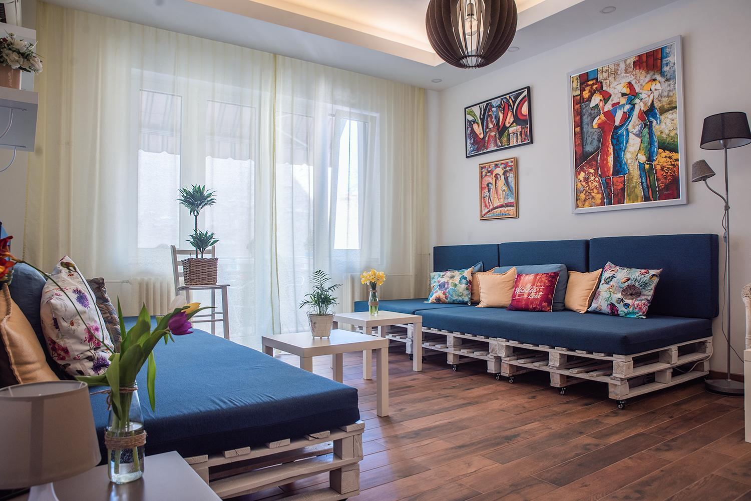 Family Room with Shared Bathroom