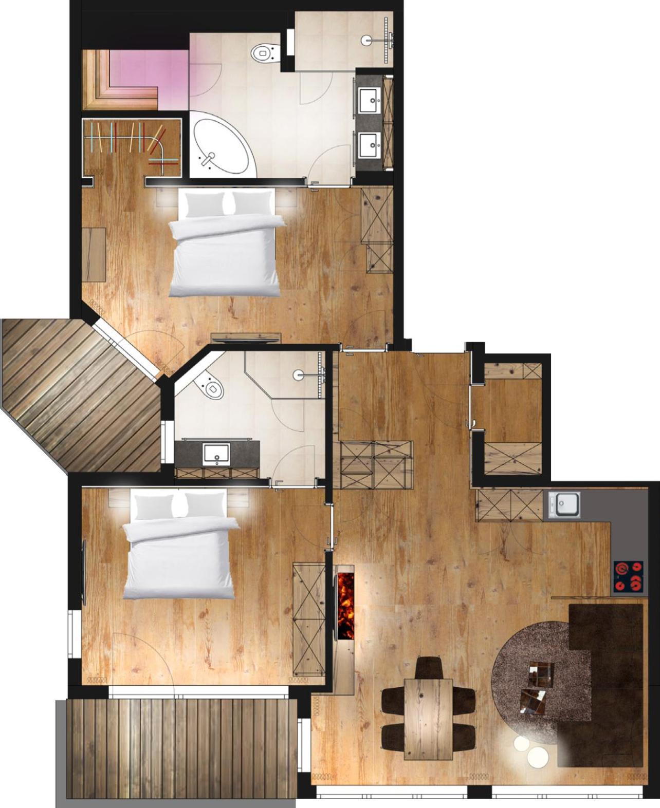 Superior Apartment with Sauna