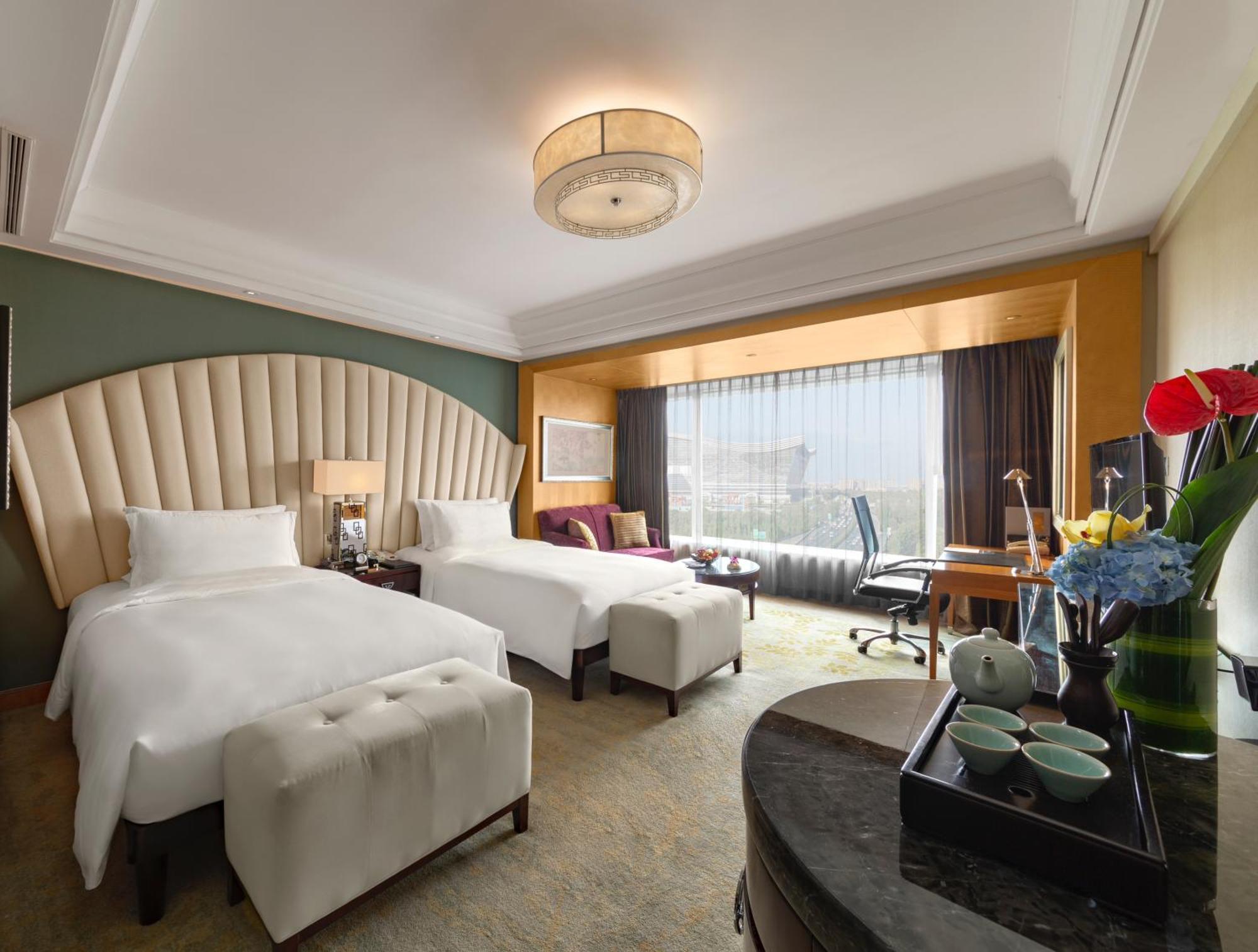 Premium Double Room with Two Double Beds and City View
