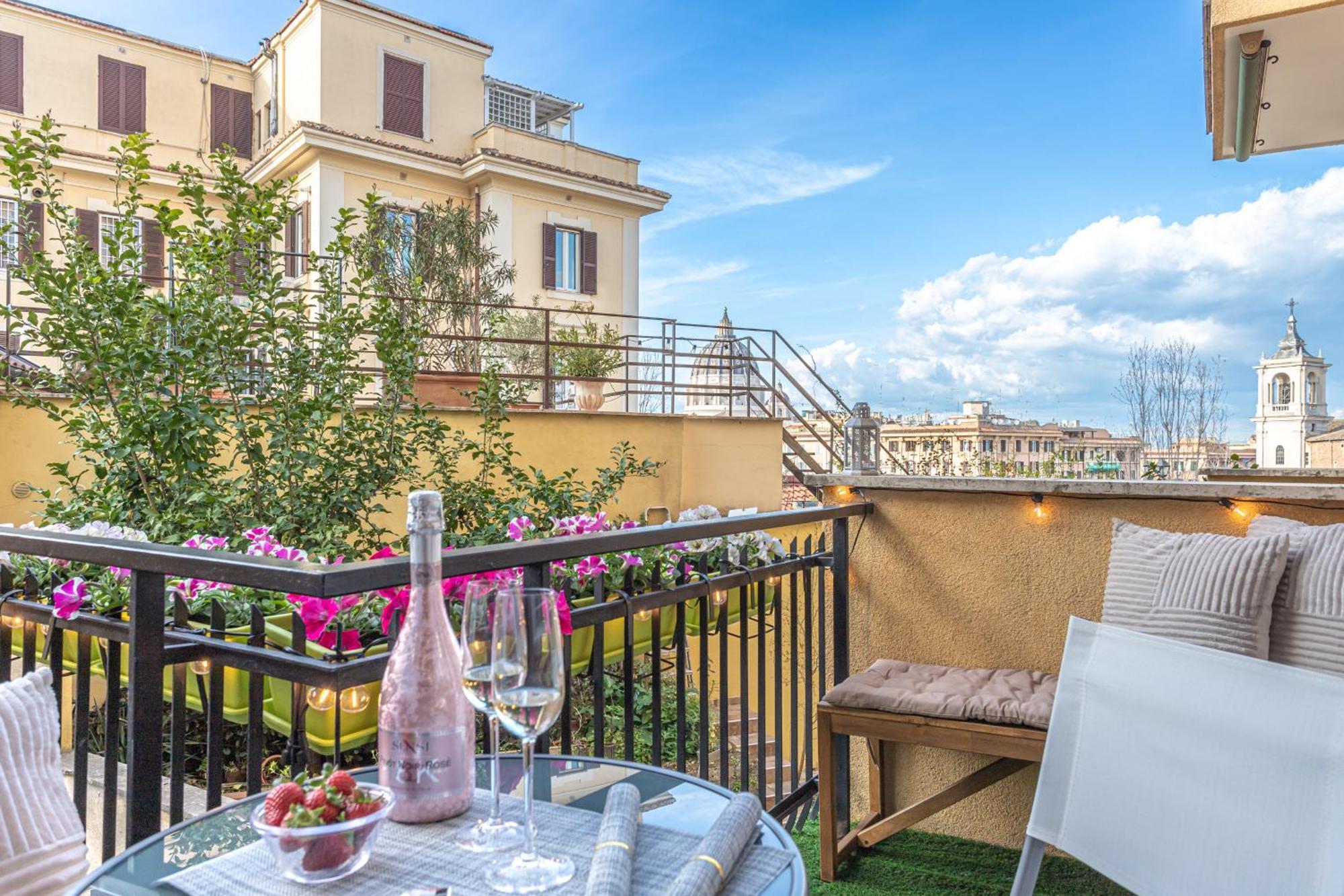 Apartment with View and Balcony