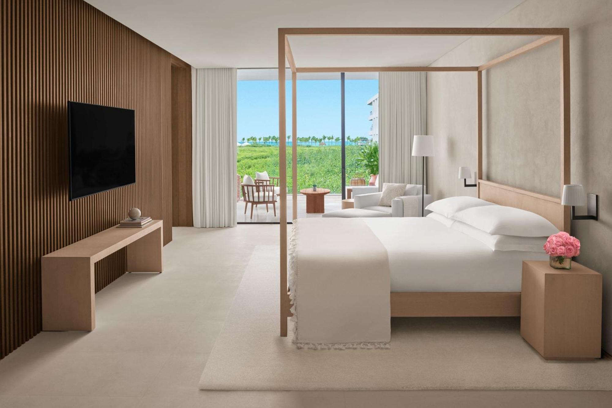 One-Bedroom King Suite with Terrace and Ocean View