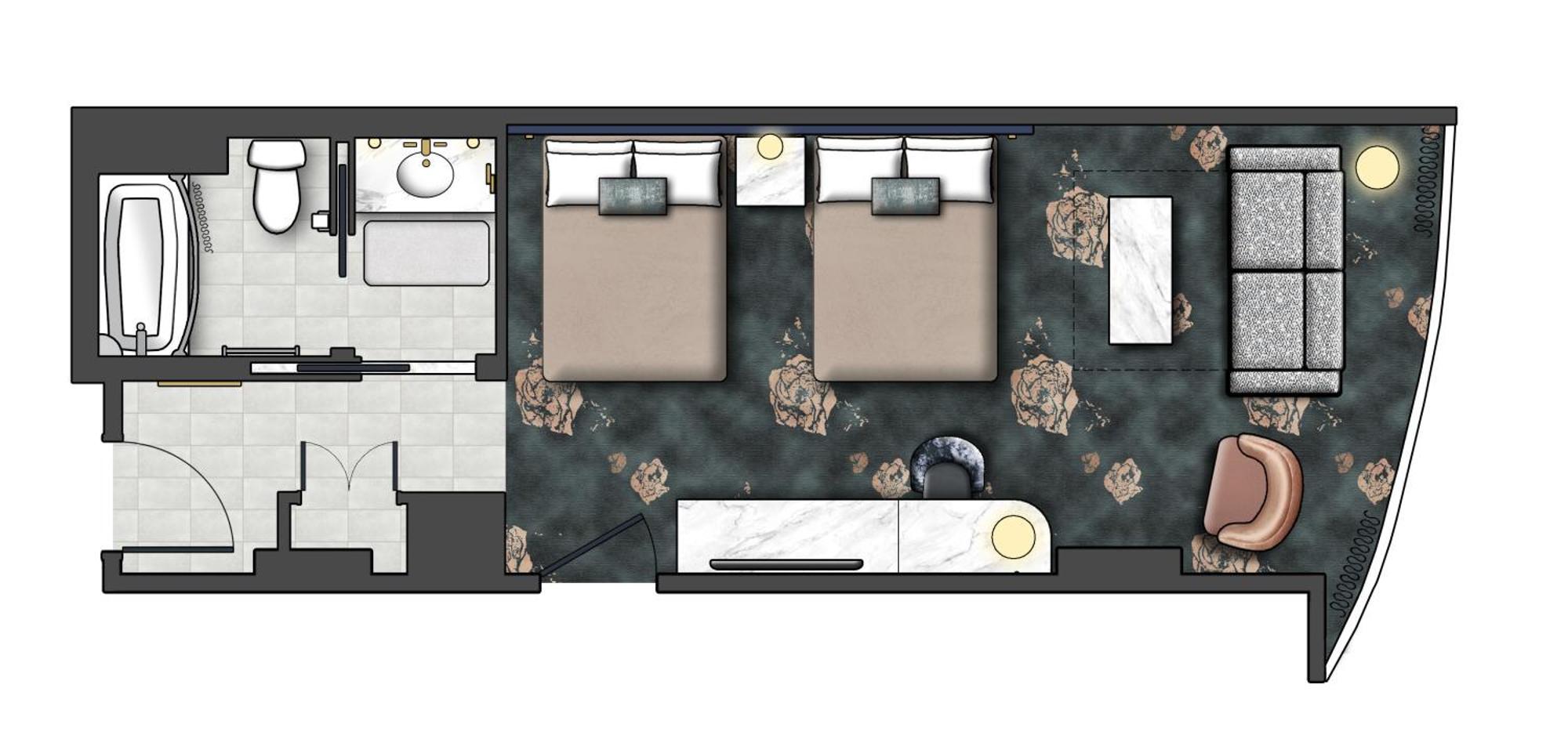 Park View Deluxe Hearing Accessible 2 Queen Beds (Dedicated Entrance to Epic Universe**)