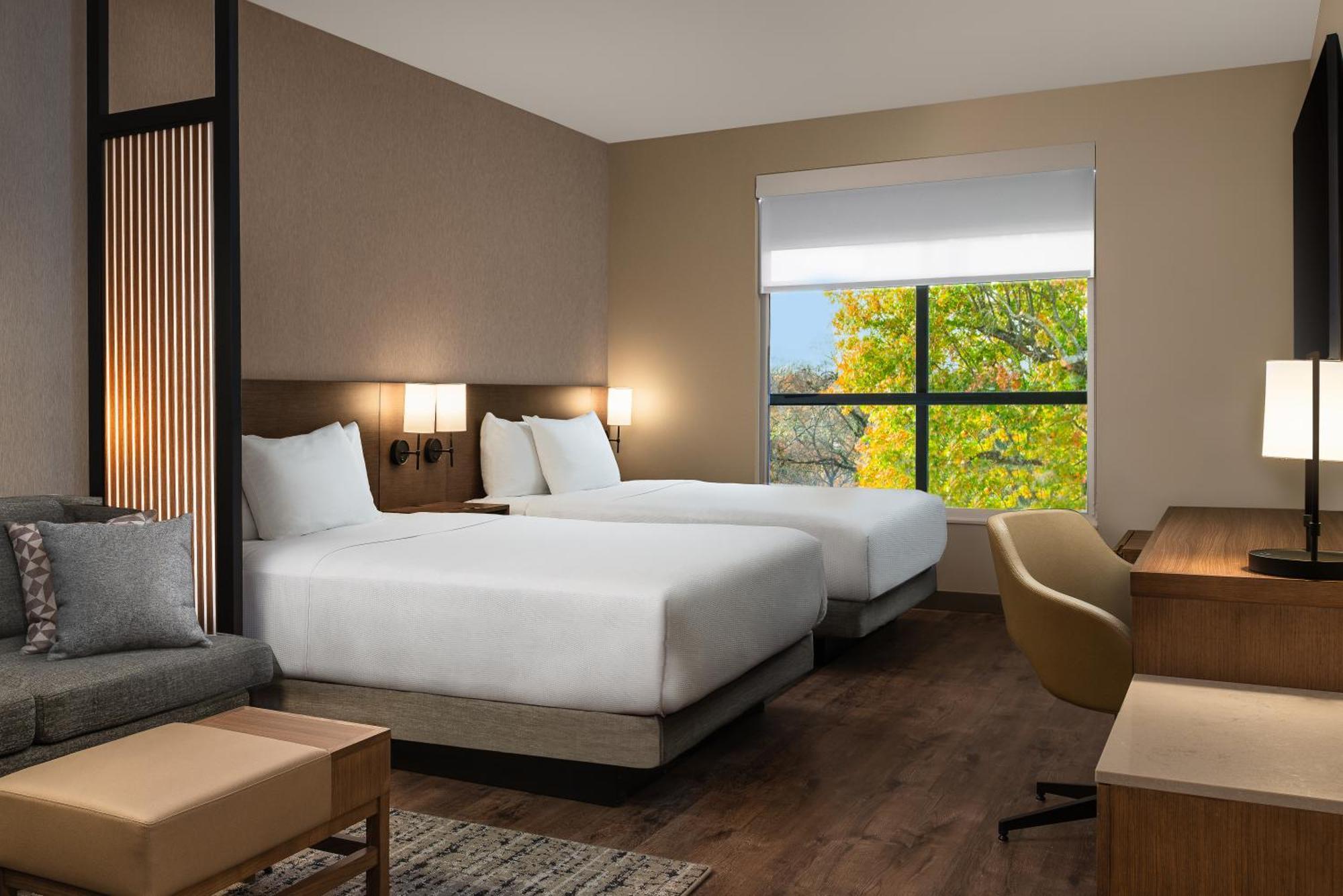 Queen Room with Two Queen Beds, Sofa Bed and Roll-in Shower - Disability Access
