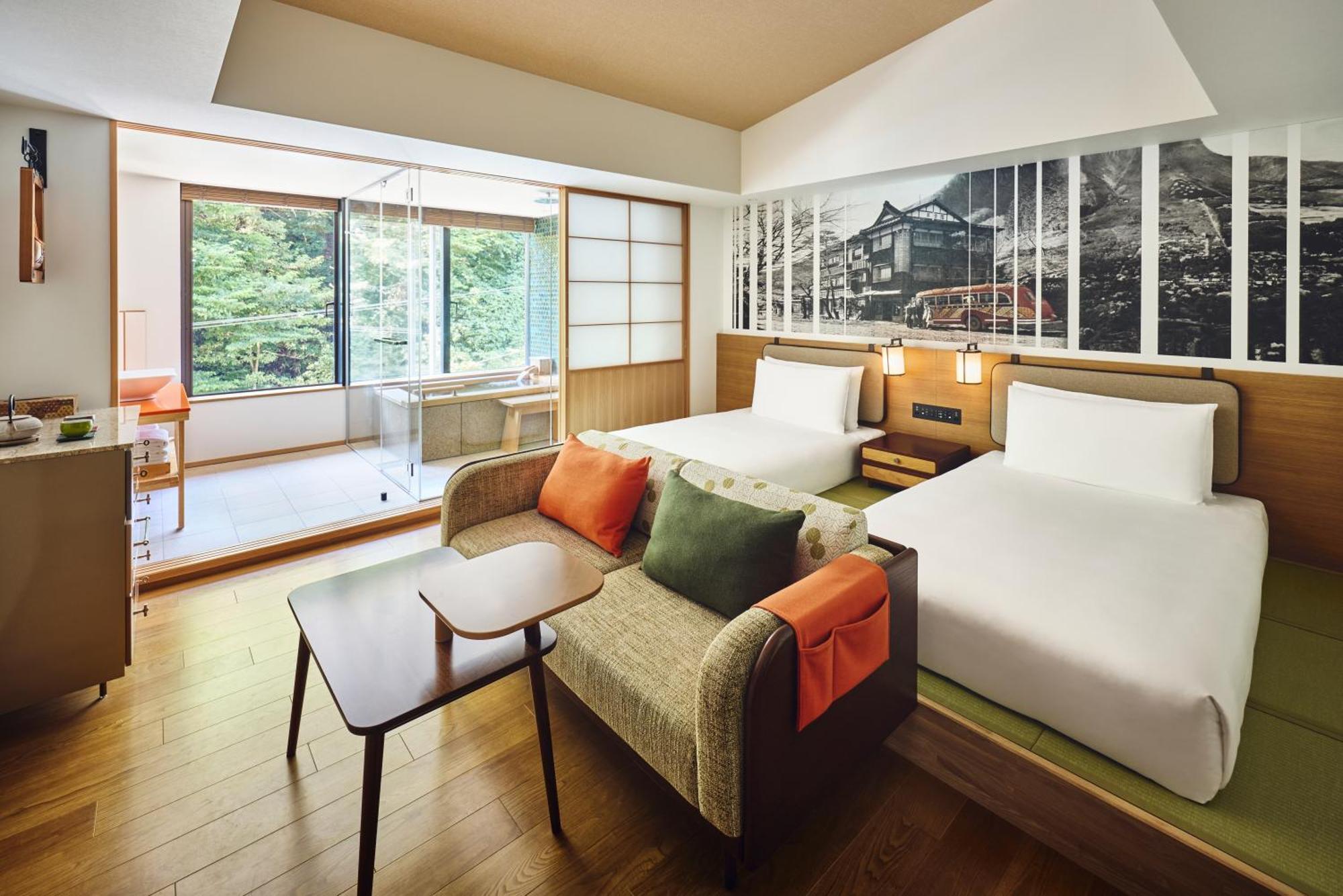Standard Twin Room with Private Hot Spring