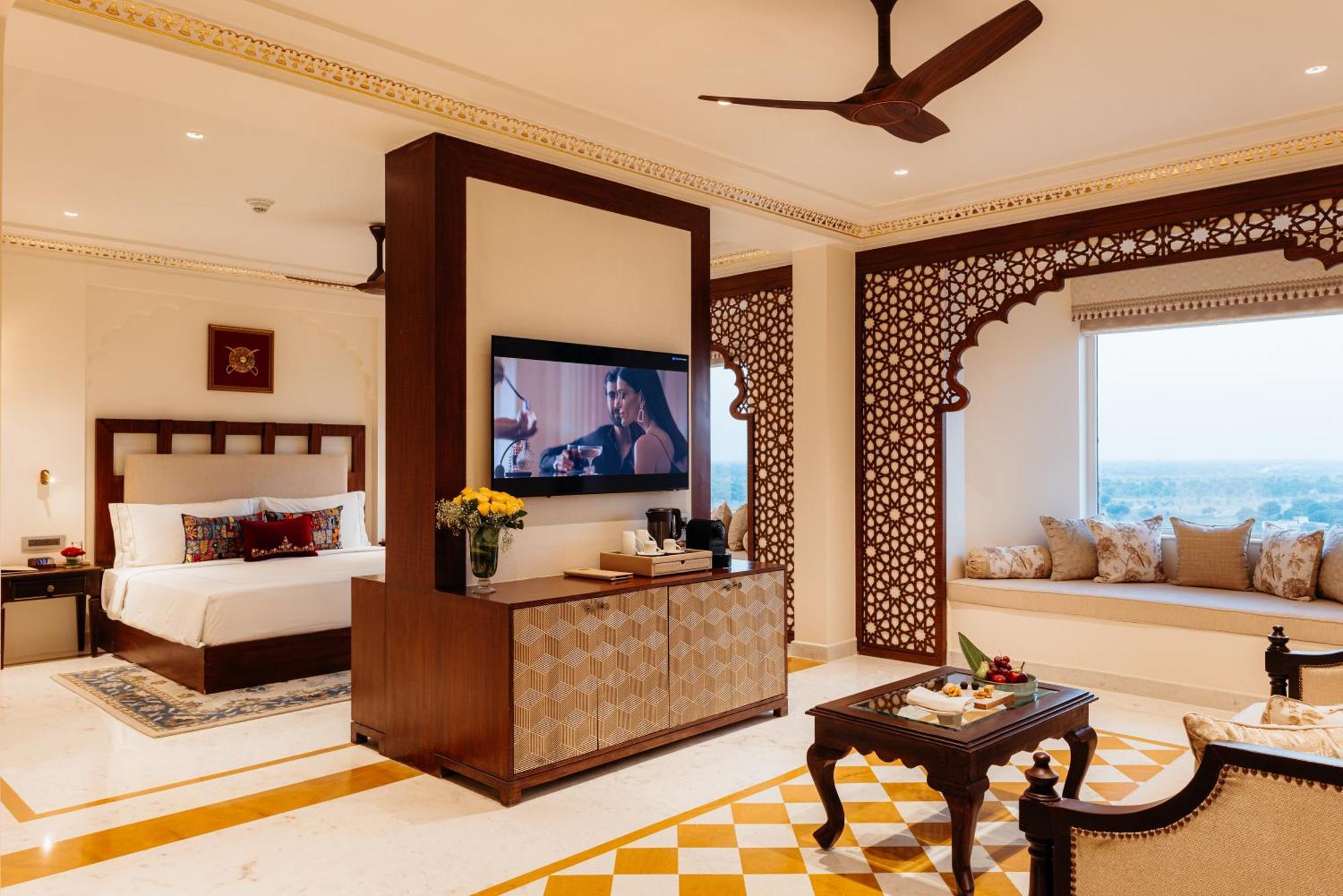 Jewel Bagh One Bedroom Suite - Complimentary usage of Mini Bar once during the stay, Complimentary Airport Pickup and Drop or Local pickup up with 12 mi radius