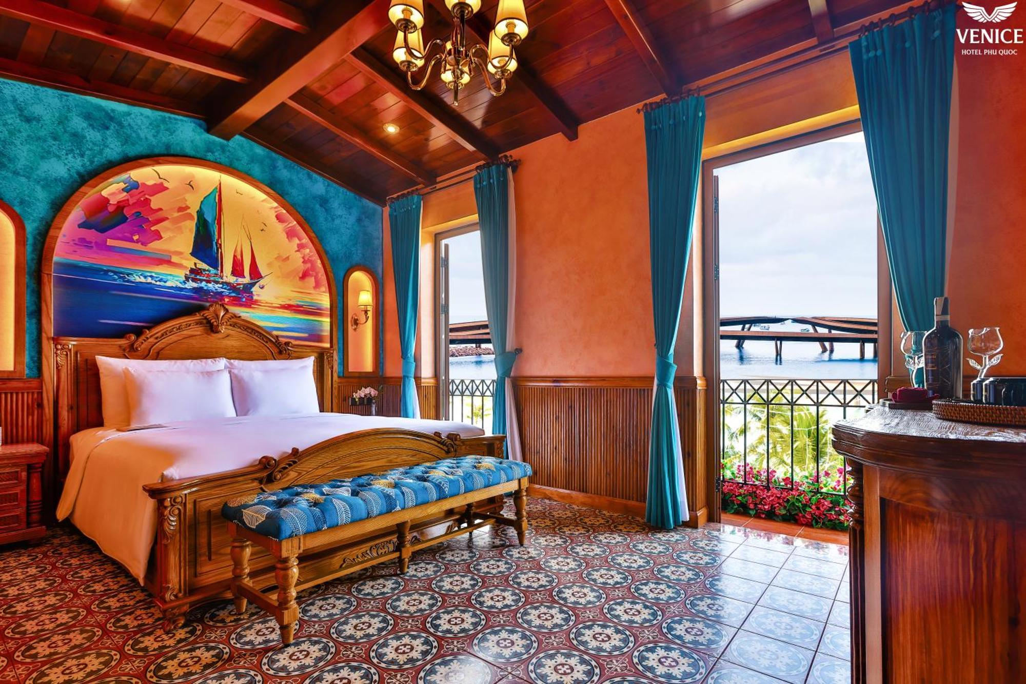 Aeternus Amoris, Ocean View, 1 King Bed with 2 Balconie