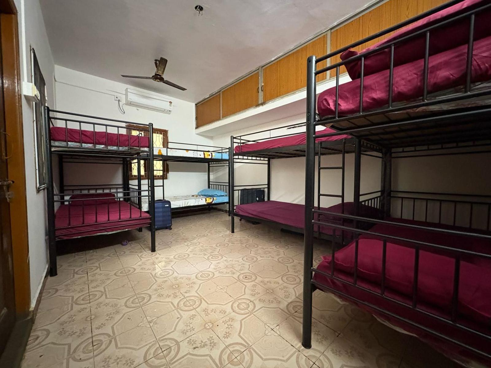 Bed in 8-Bed Male Dormitory Room