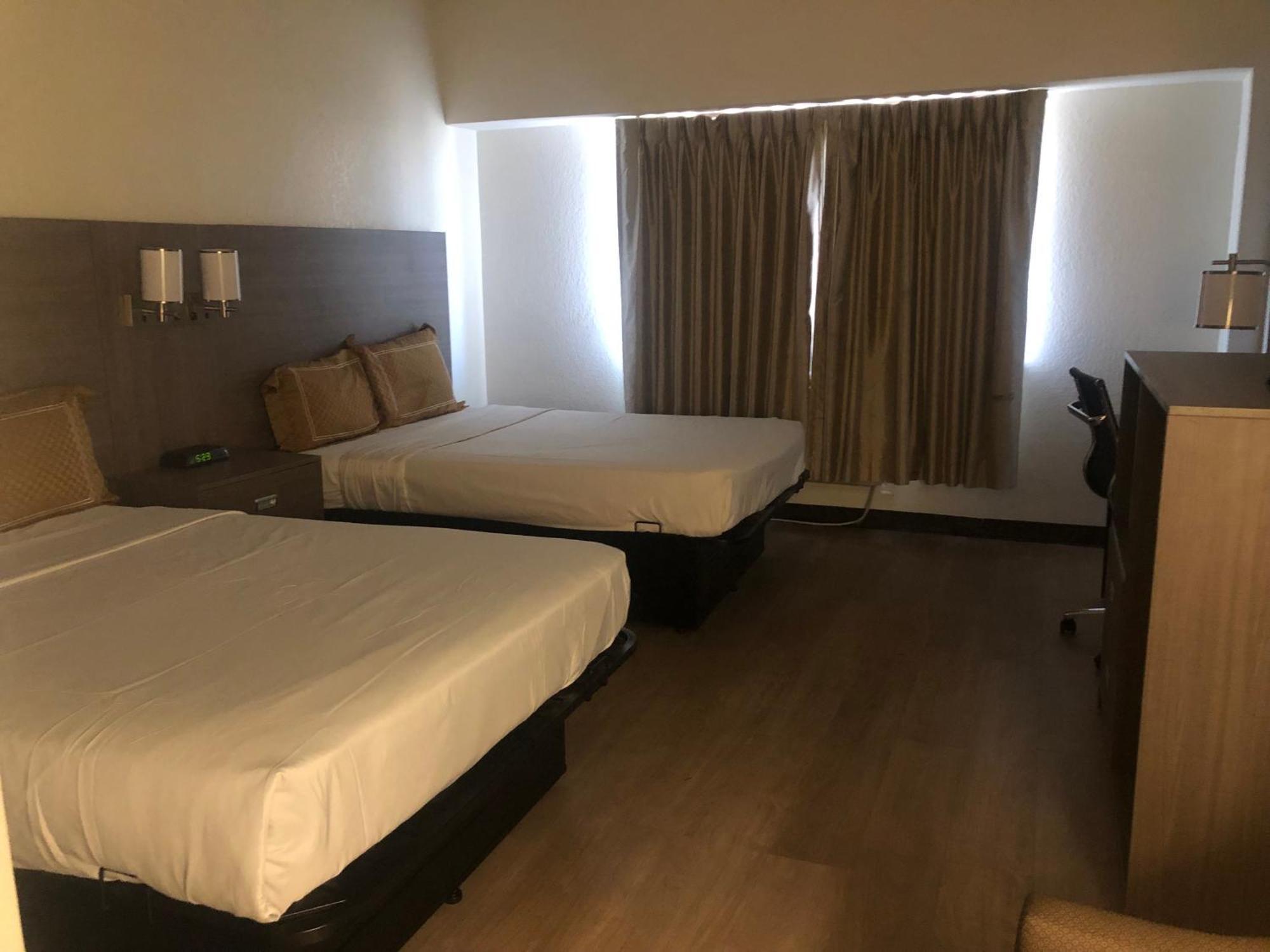 Standard Double Room with Two Double Beds - Non-Smoking/Interior Halls