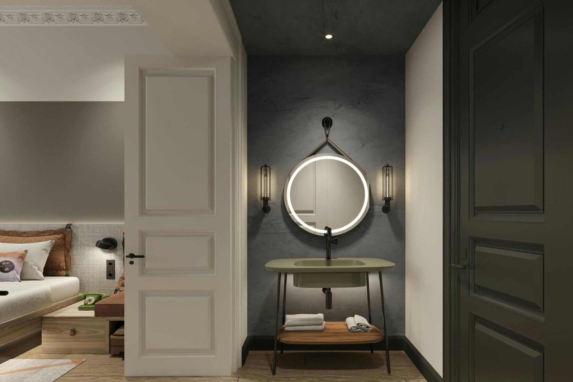 Moxy Twin Room with Atrium View
