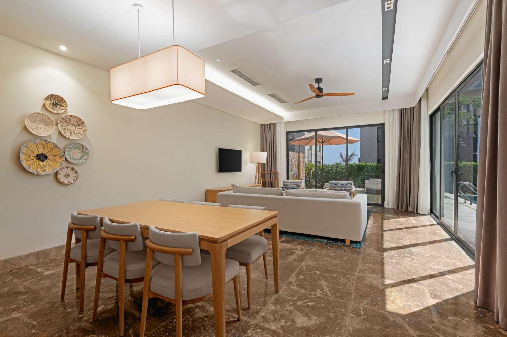 Three-Bedroom Pool Villa with Garden View