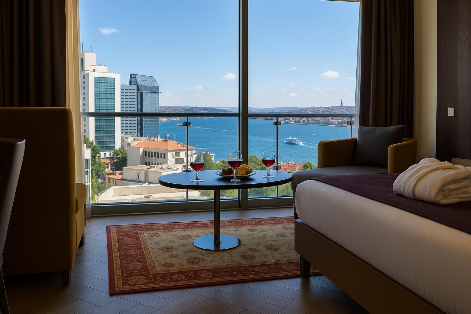 Family Suite with Bosphorus View - Free Access to Spa