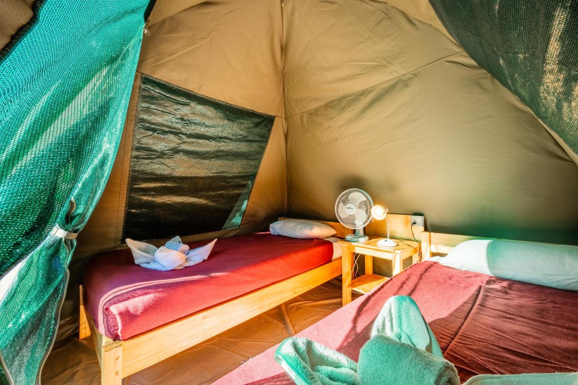 Tent with Shared Bathroom