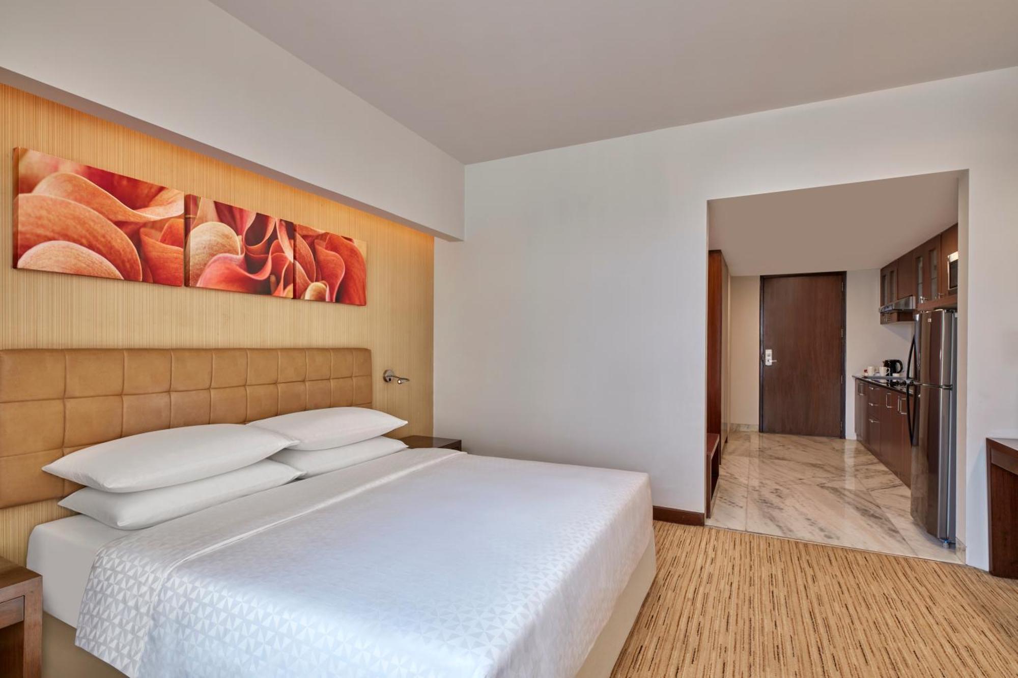 Studio Apartment with Kitchenette with 30% discount on Food & Soft Beverages and Complimentary Lounge Access with 2 IMFL drinks & snack buffet during 1800 to 2000 hrs