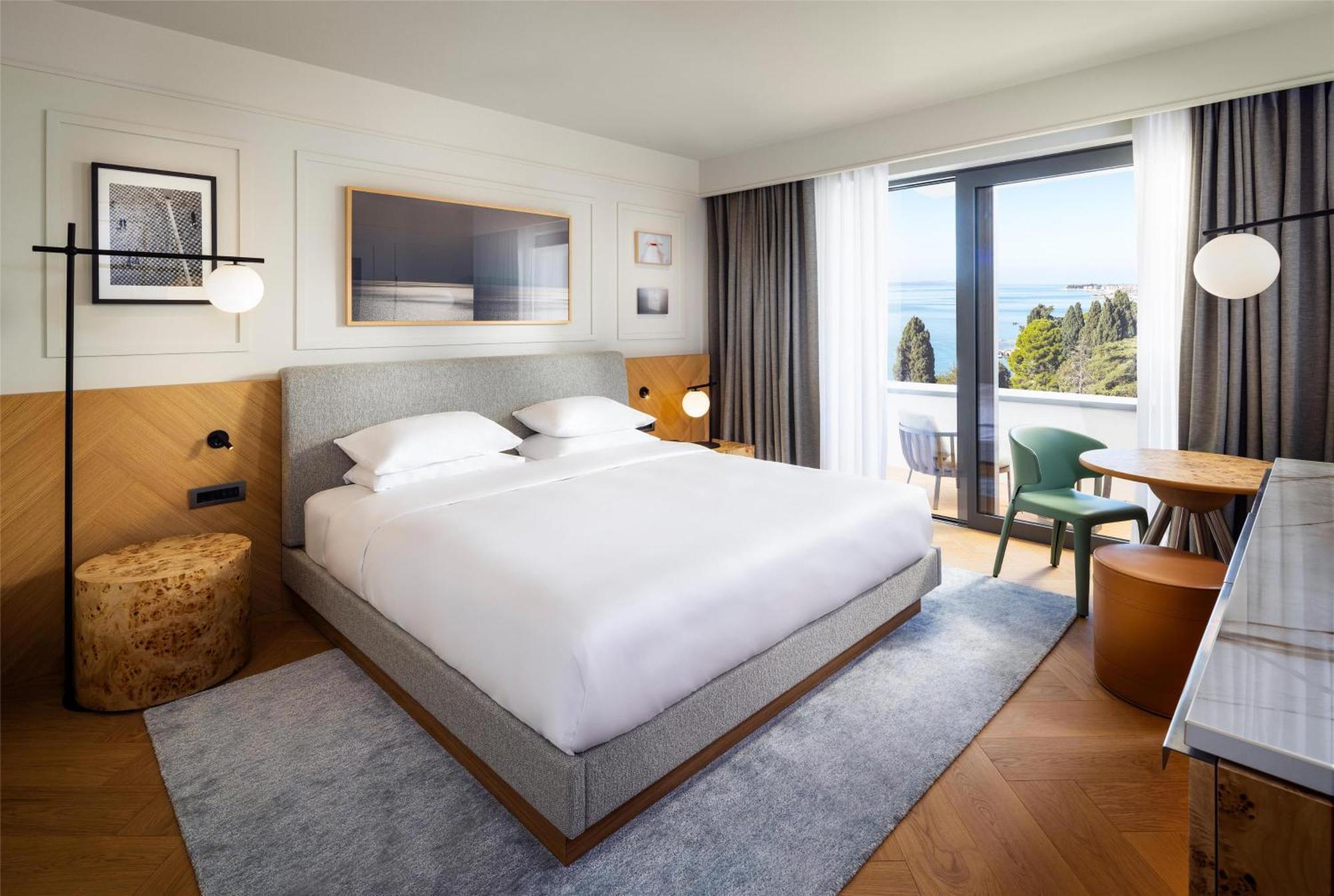 King Room with Balcony and Side Sea View