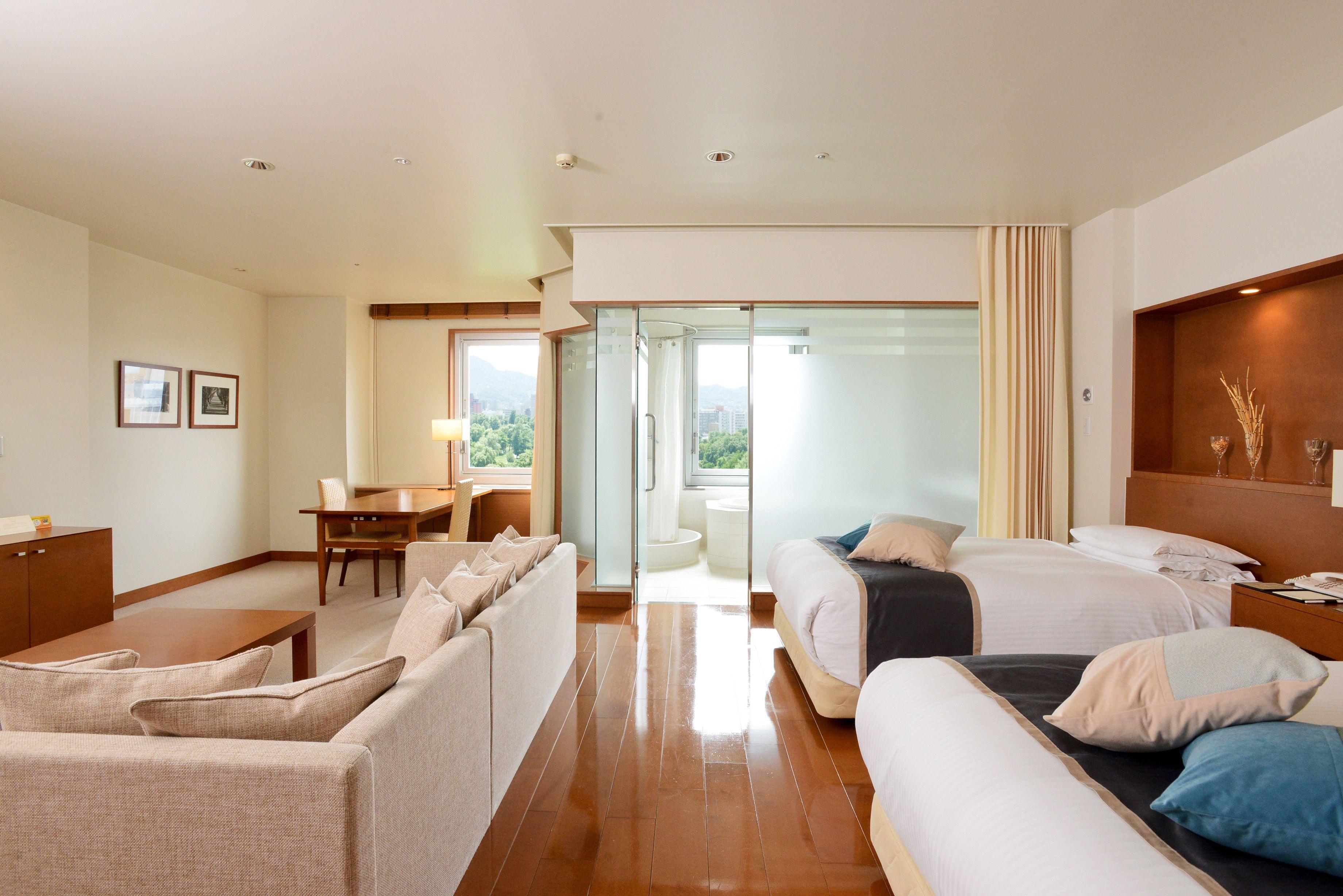 Executive Floor Luxury Twin Room with Park View - Non-Smoking