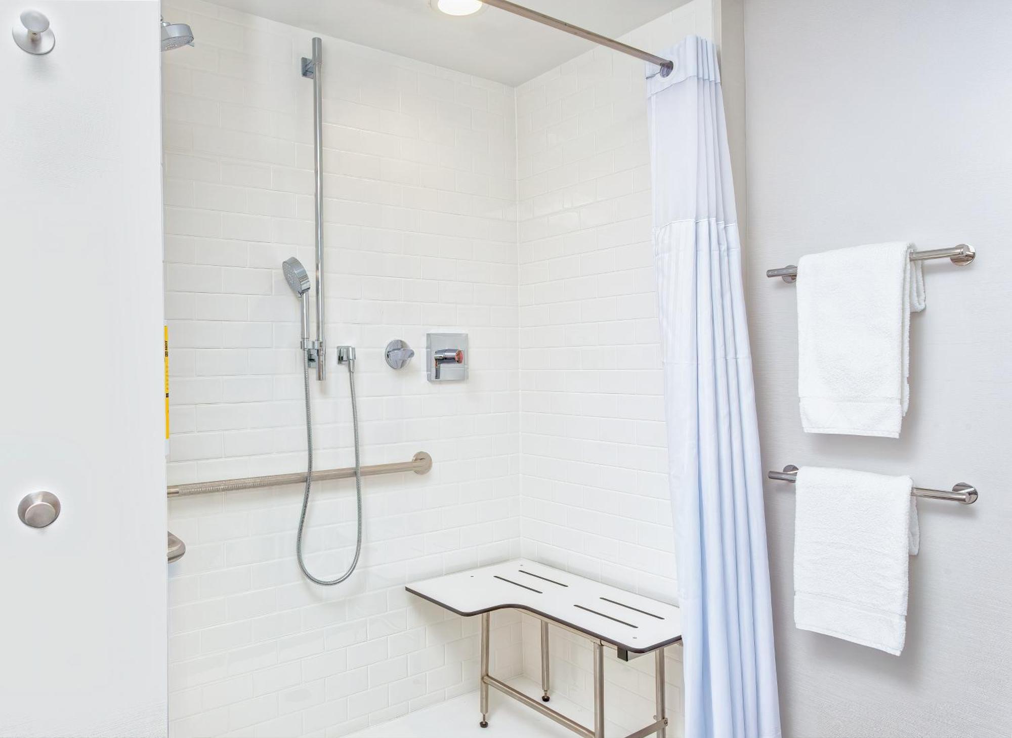 Queen Room with Two Queen Beds and Walk-In Shower