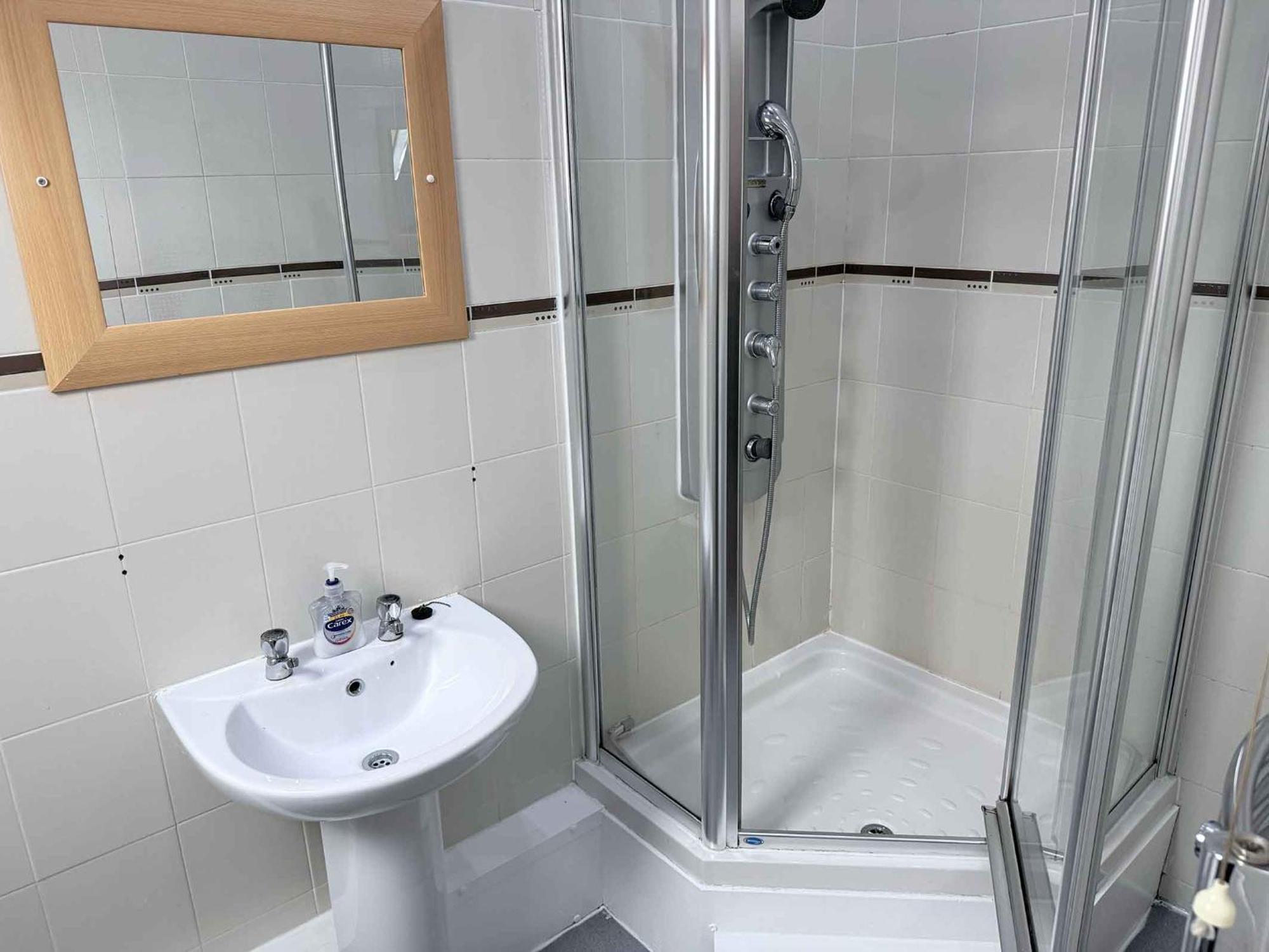 Family Room with Shower