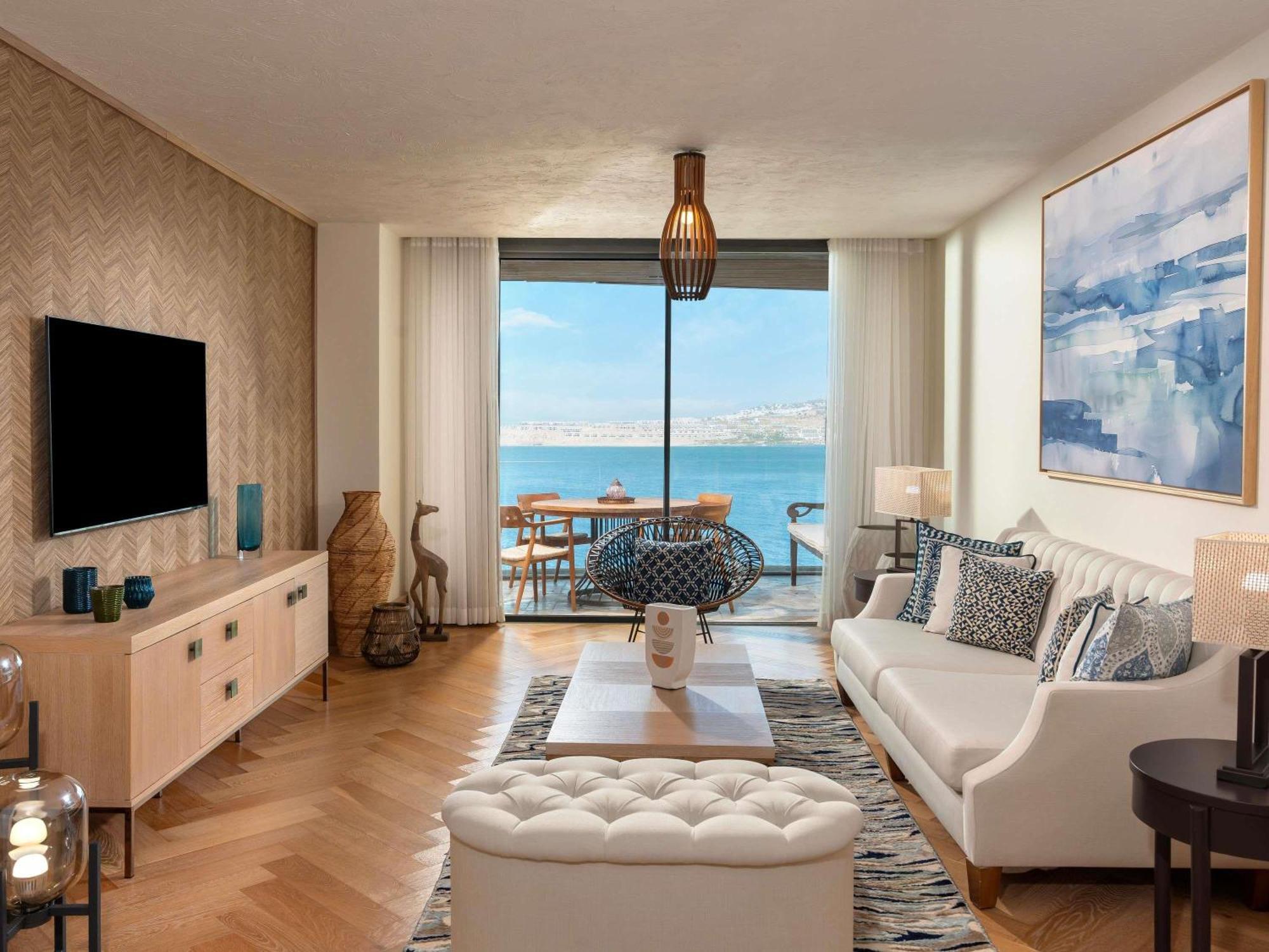 Three-Bedroom Family Suite with Sea View