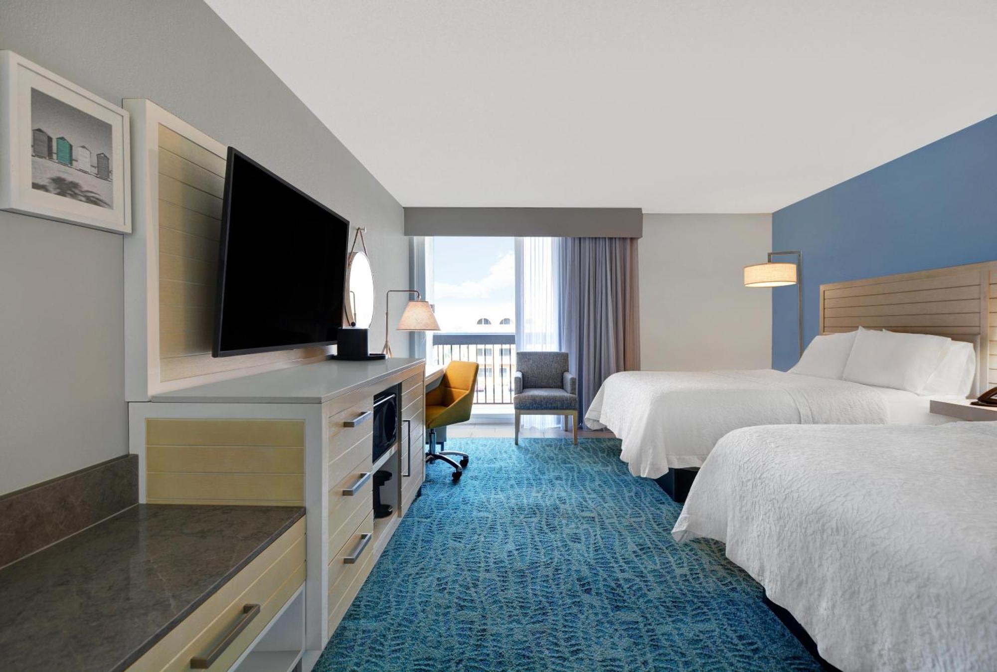 2 Queen Beds Room Partial Ocean View