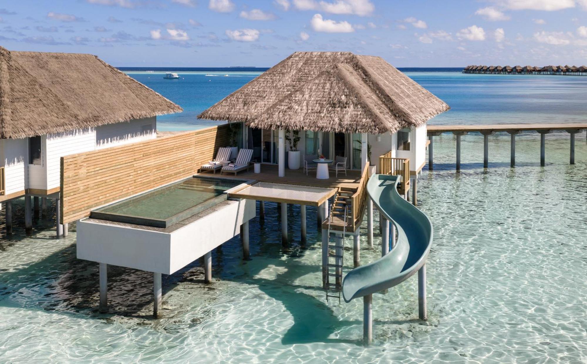 Ocean Signature Villa with Pool + Slide (Free seaplane for 2 pax with min 7-night stay - All Inclusive Meal Plan only)