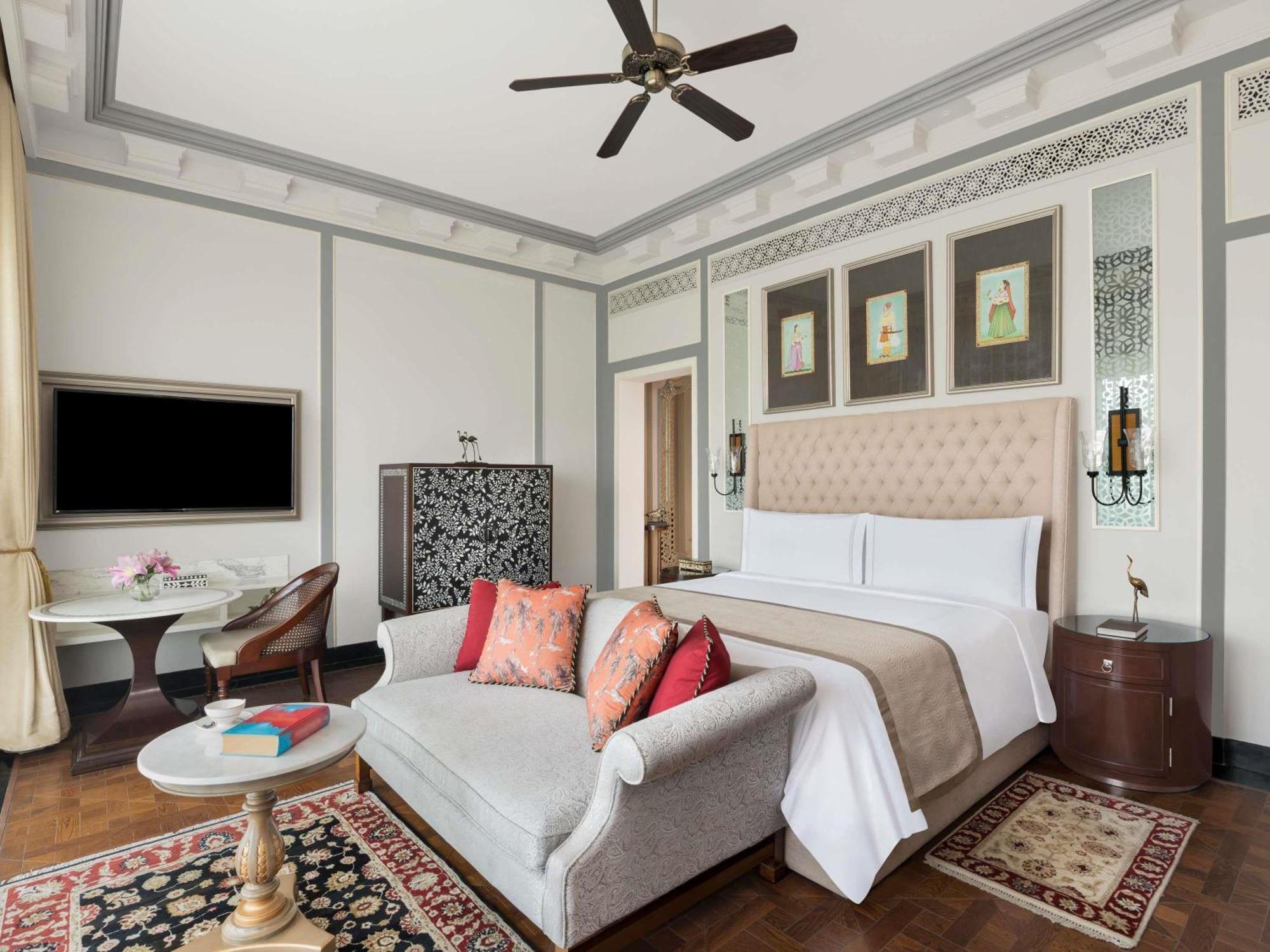 Flamingo Signature King Room with Garden View:15% off on F&B, Spa|soulful yoga| sacred Morning & Evening Aarti | nature-led and traditional experiences such as daily tea, curated walks, Bird Watching, Prana Garden, Folk Dance, Pottery, Mehendi & Astr