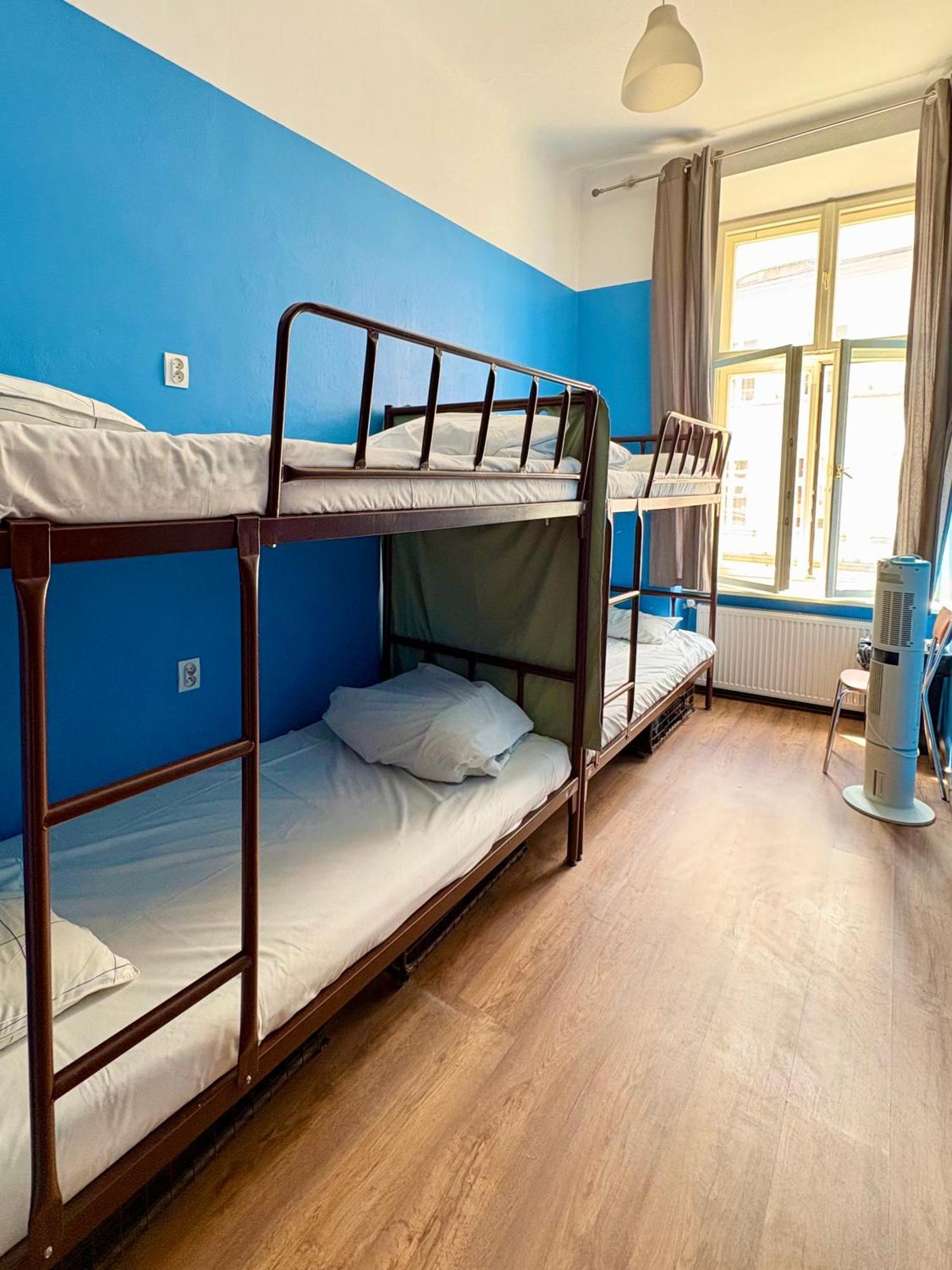 Bed in 4-Person Room with shared bathroom