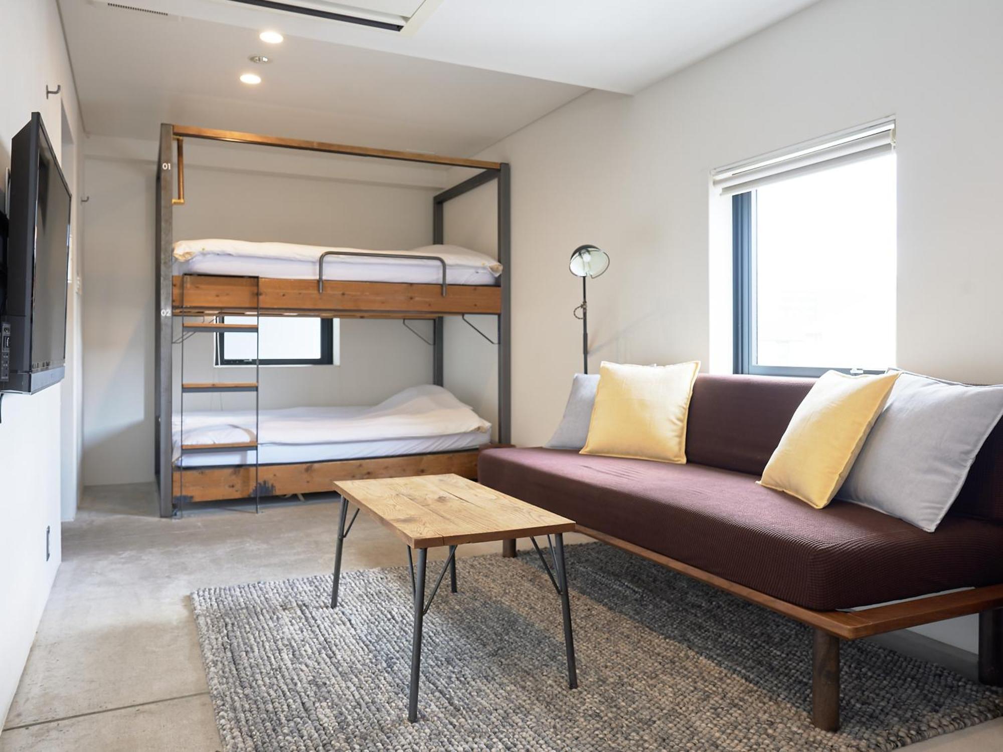 Family Room with Shared Bathroom