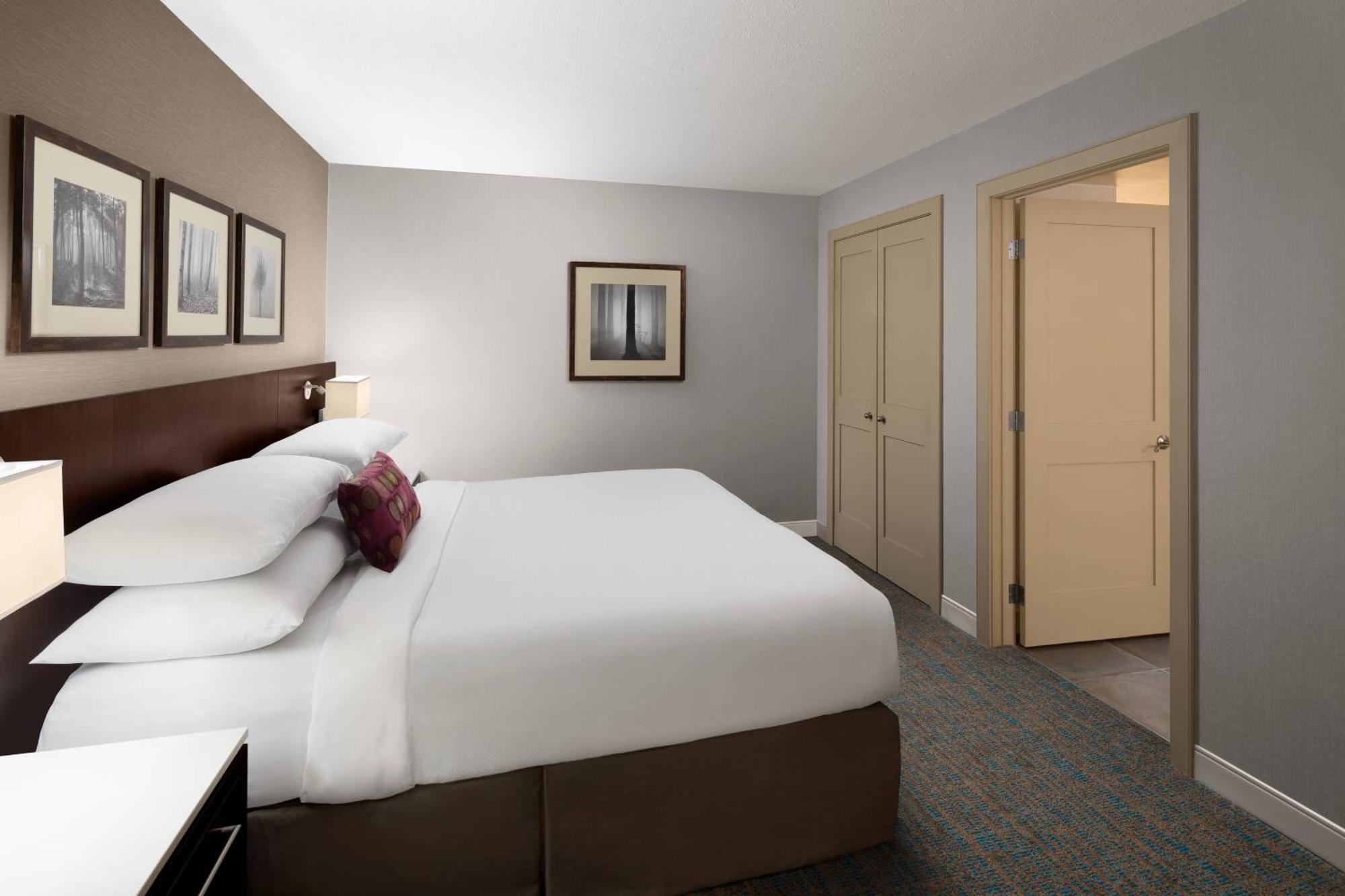One-Bedroom Executive King Suite with One King Bed, Sofa Bed and Atrium View
