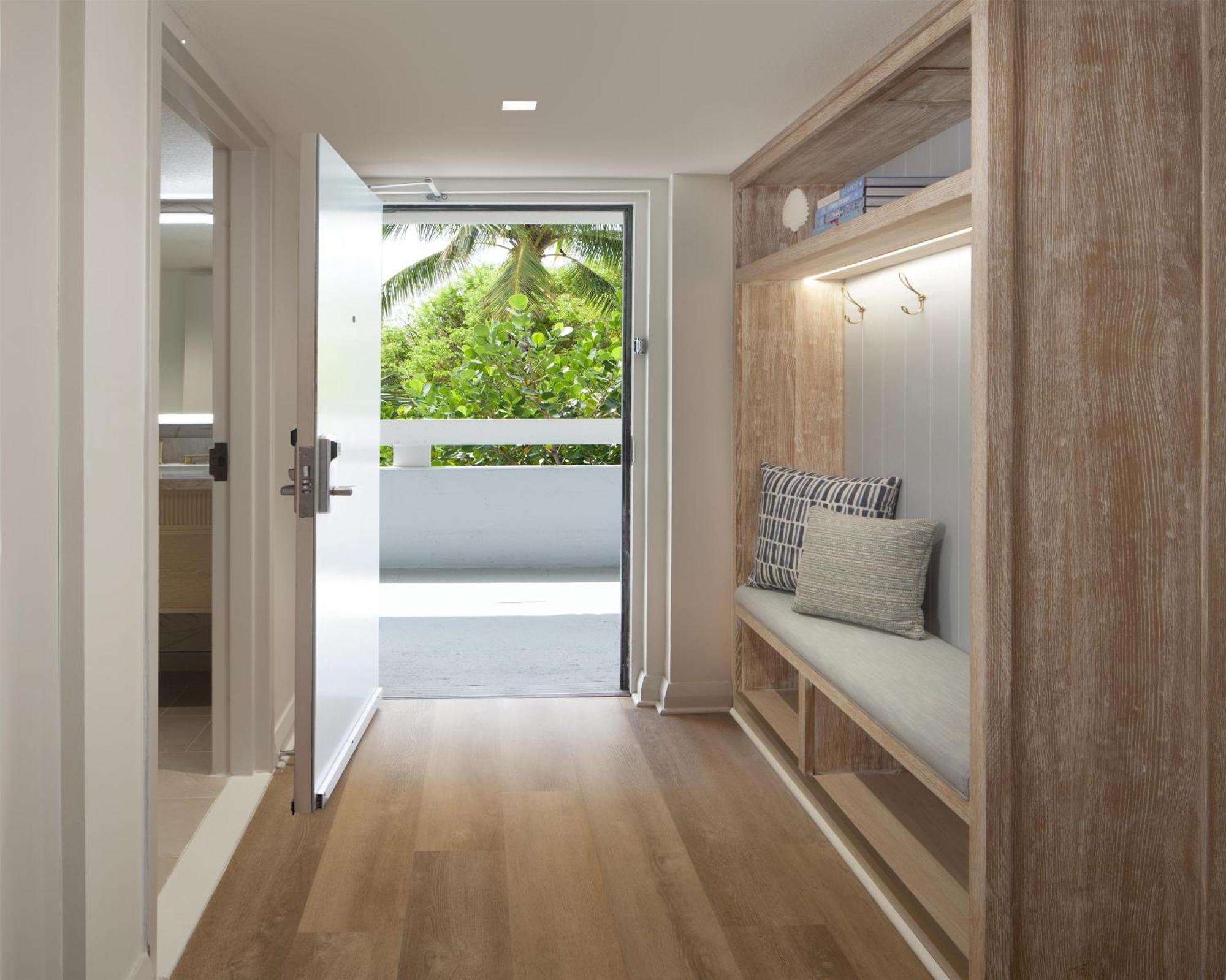 One-Bedroom Palm Suite Kitchenette Partial Waterfront View