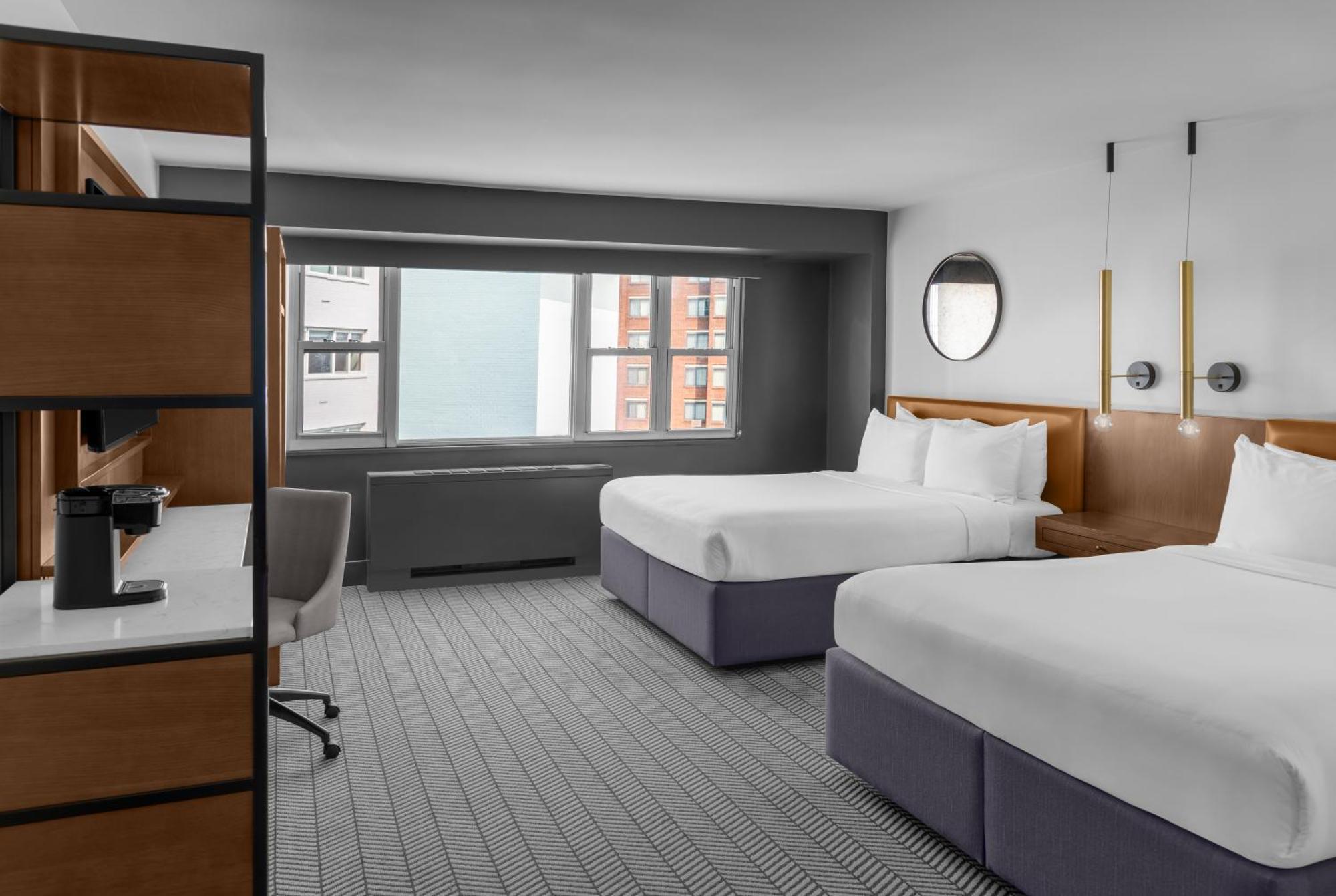 Deluxe Queen Room with Two Queen Beds and City View
