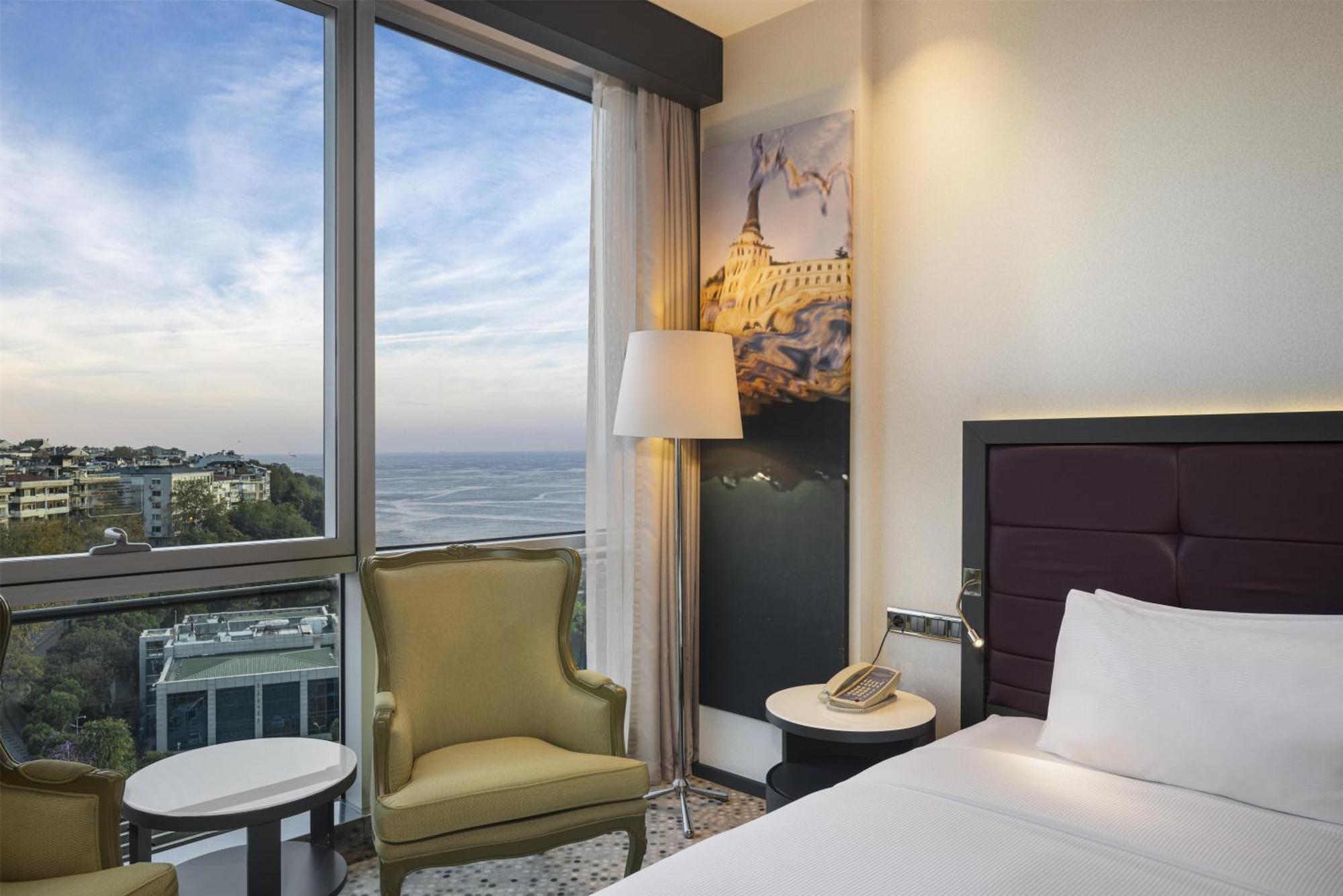 Deluxe King Room with Partial Sea View