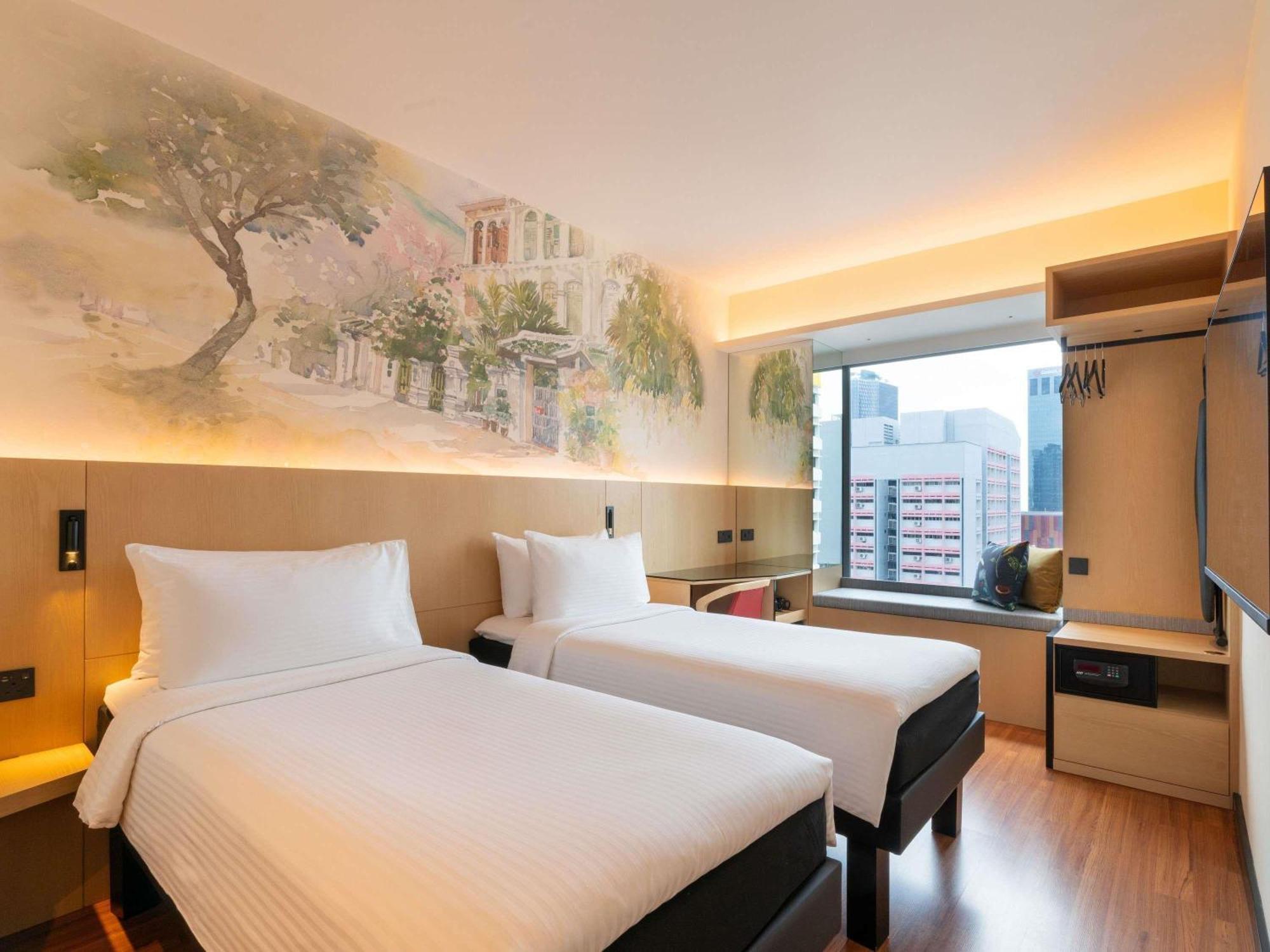 Deluxe Twin Room, 2 Single Beds, High Floor, Free Mini-bar