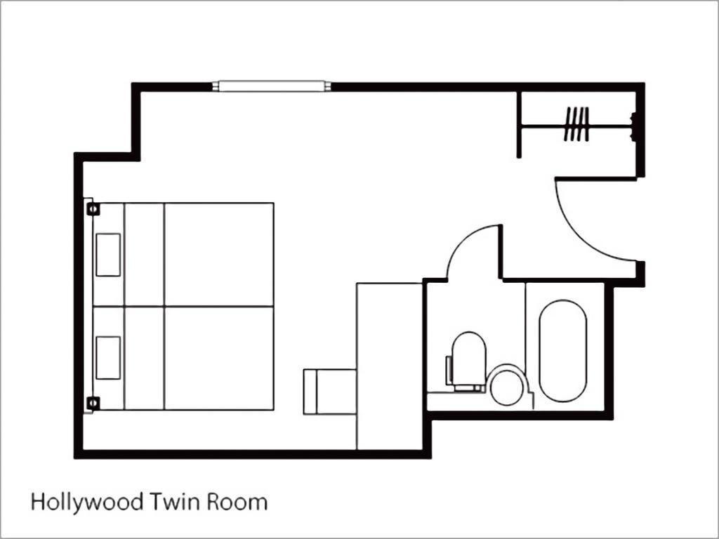 Superior Hollywood Twin Room - Non-Smoking