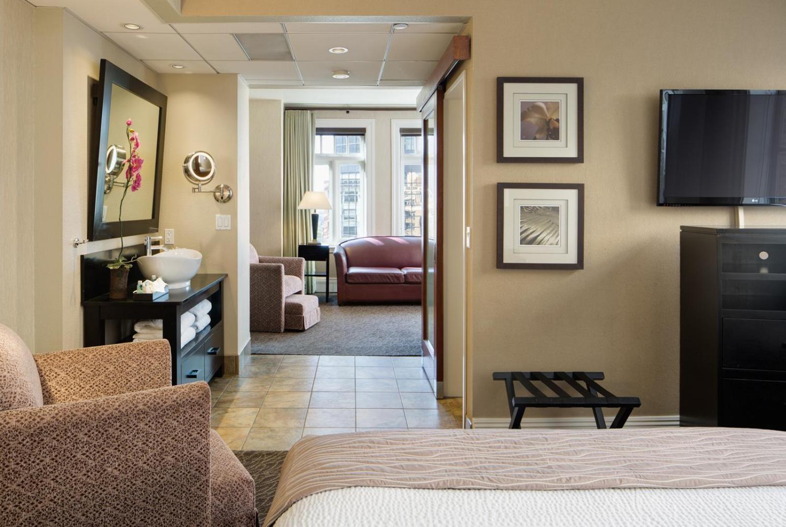 Classic Accessible One King Bed Studio Suite City View