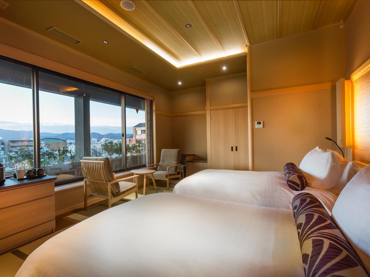 Japanese-Style Twin Room with Semi Open-Air Bath - Non-Smoking (3rd Floor)