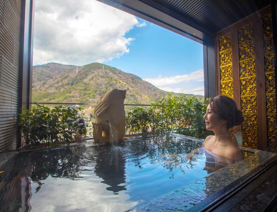 Deluxe Room with Open-Air Bath with Mountain View - 4F - Shabu-shabu Dinner