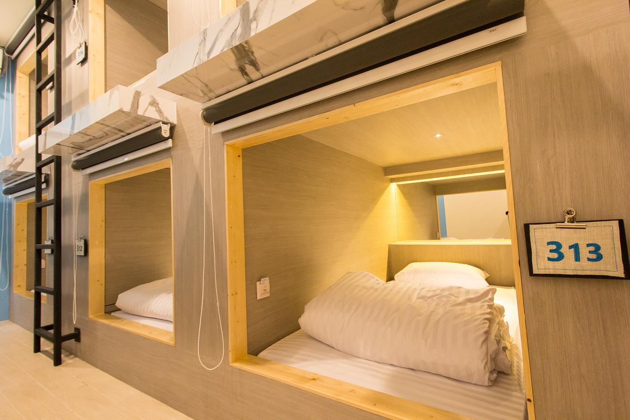 Capsule Bed in Male Dormitory Room - Lower Bed