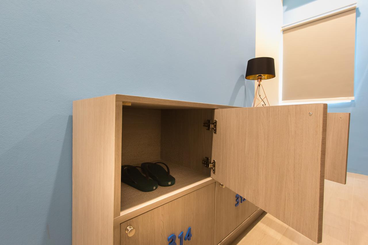 Capsule Bed in Male Dormitory Room - Upper Bed