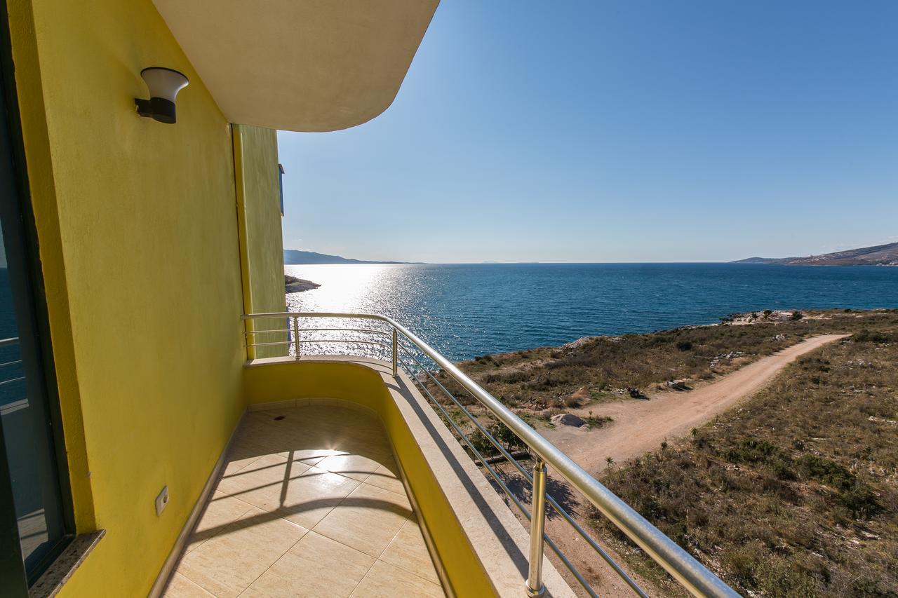 Panoramic Quadruple Room with Balcony and Side Sea View