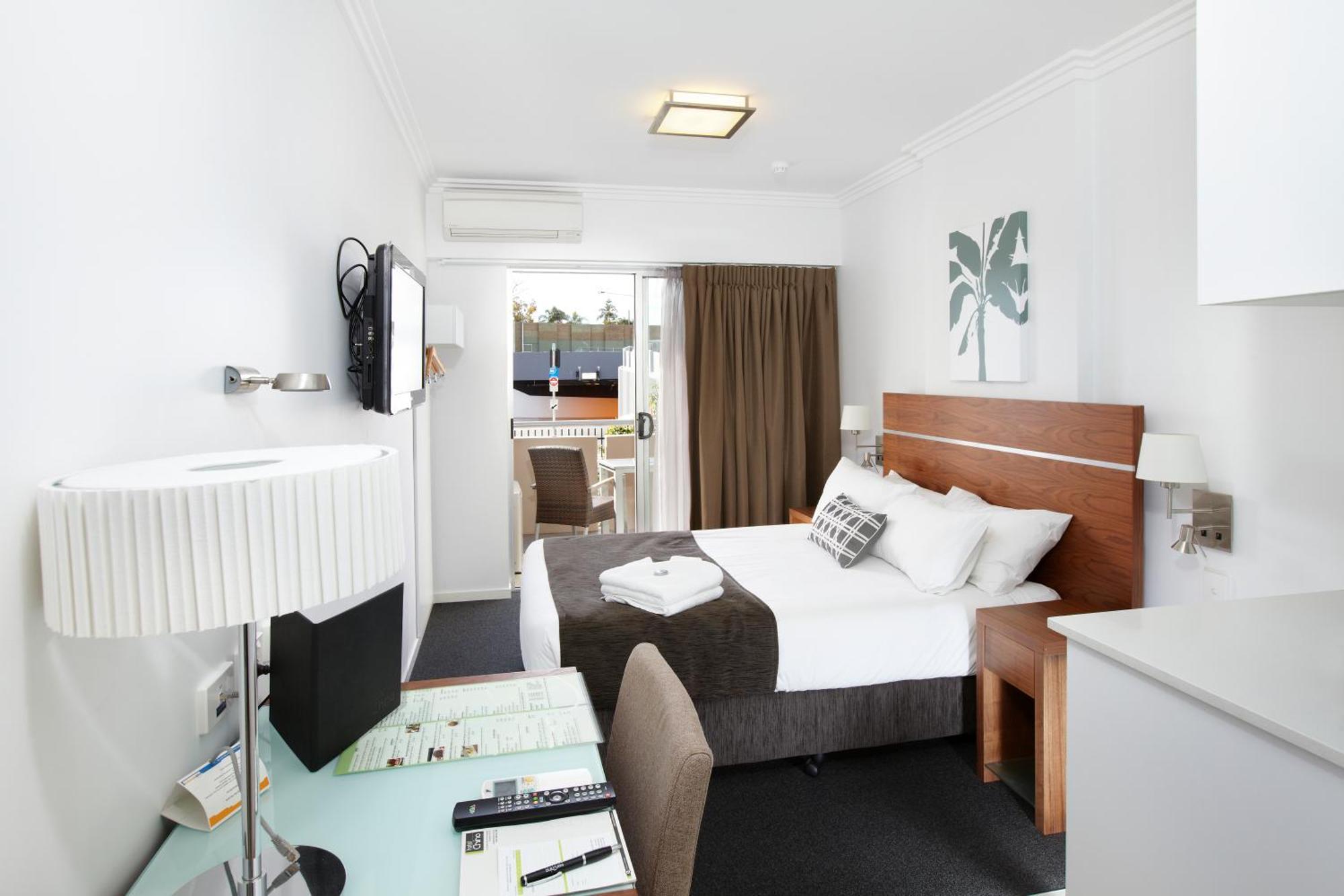Compact Hotel Room