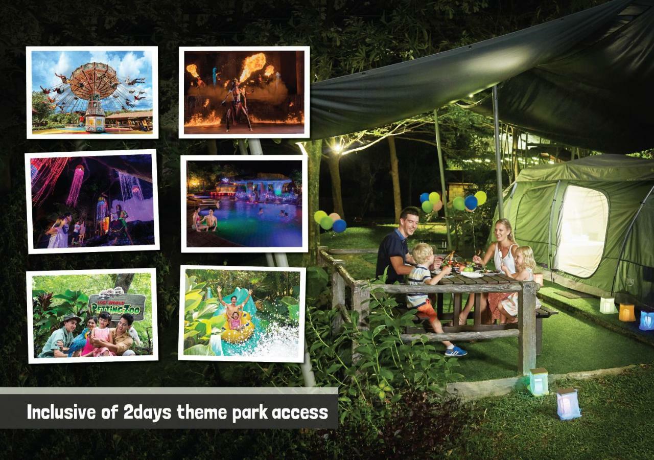 Outdoor Glamping at Theme Park - 2 Adult + 2 Child (Theme Park closed every Tuesday)