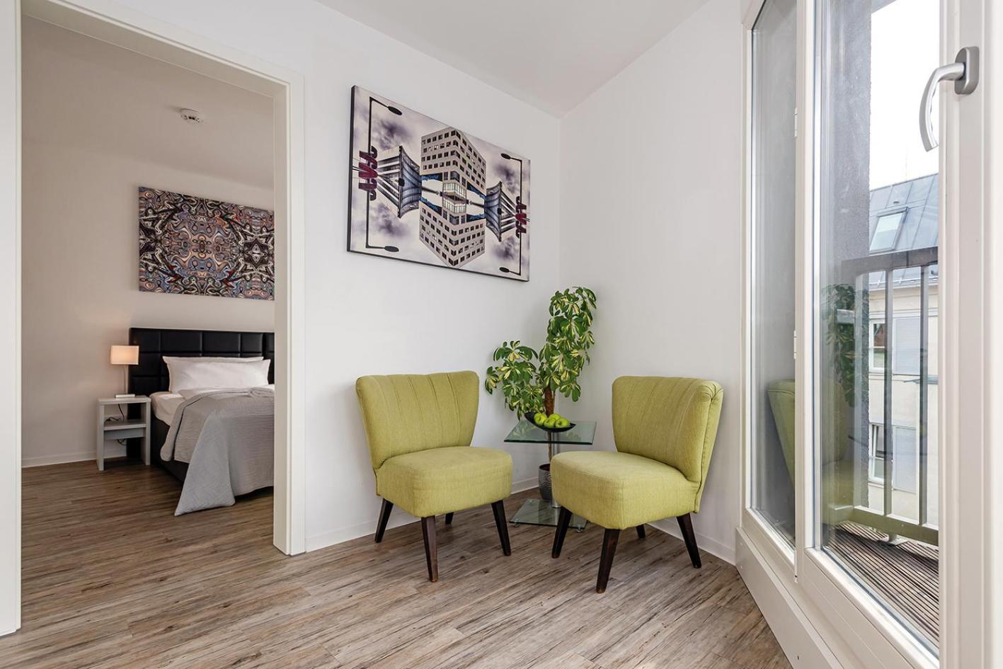 Three-Bedroom Apartment with Balcony
