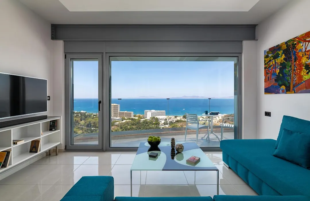 Rhodes Skyline Suite With Out Door Jacuzzi Sea View A2-1