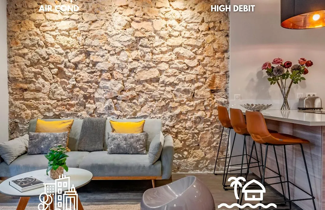 Luxury Family 2Br - Prime Location, Walk To Beach & Shopping, Sunny Balcony - By Totolulu Cannes Hoche-1
